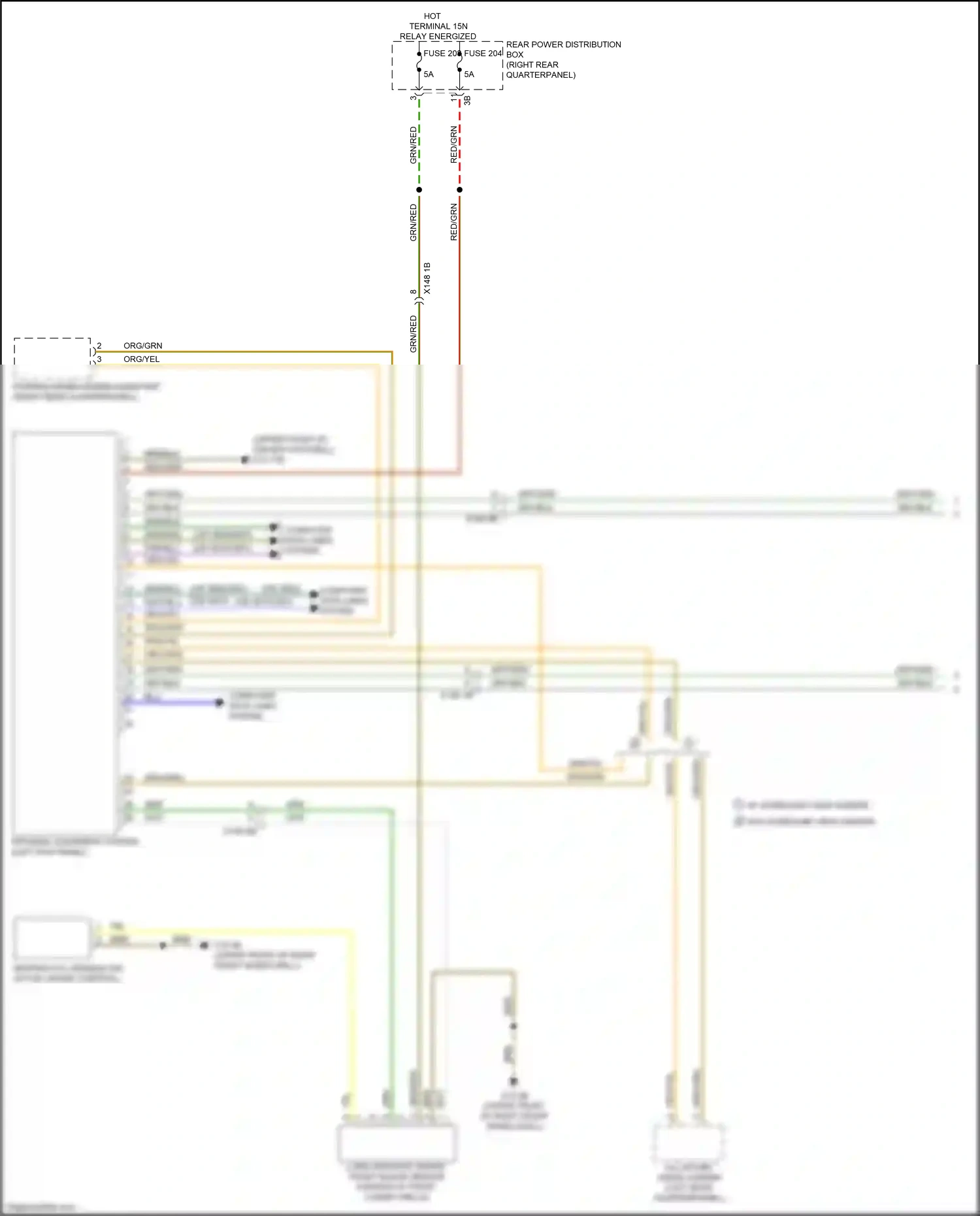Wiring diagram computer data lines system for BMW X3 M F97 facelift (2021-2024) (32 of 103)