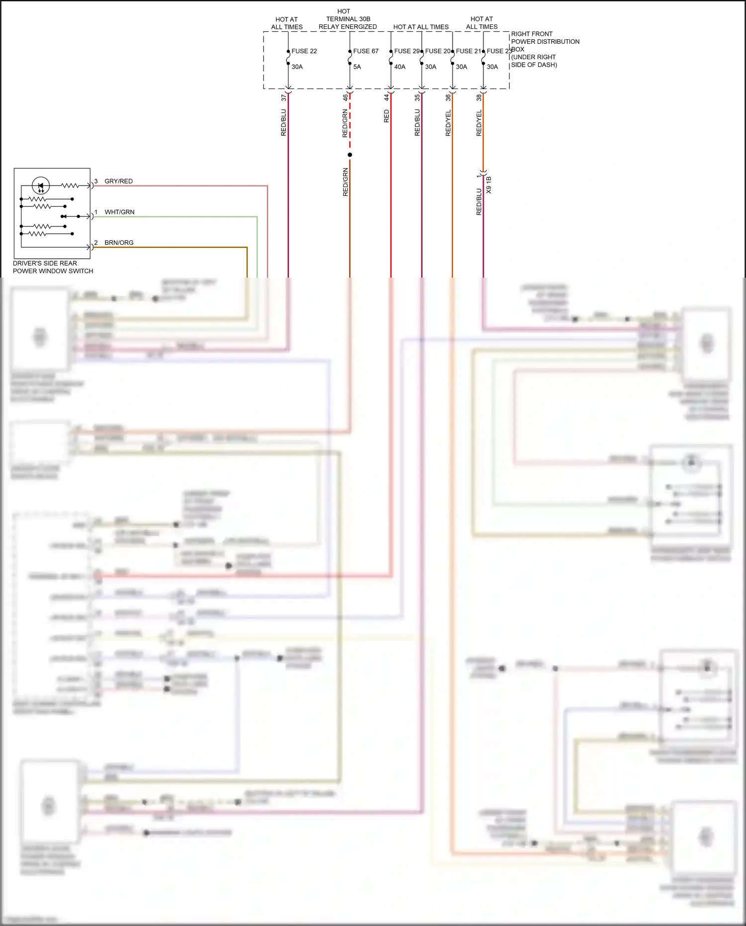 Wiring diagram computer data lines system for BMW X3 M F97 facelift (2021-2024) (8 of 103)