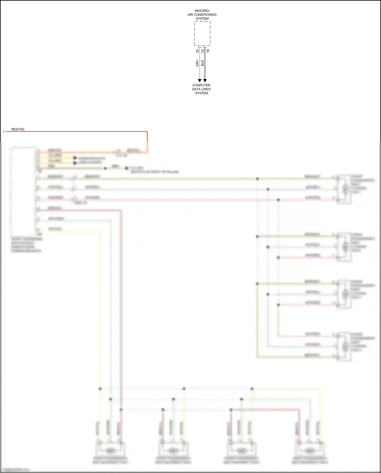 Wiring diagram computer data lines system for BMW X3 M F97 facelift (2021-2024) (102 of 103)