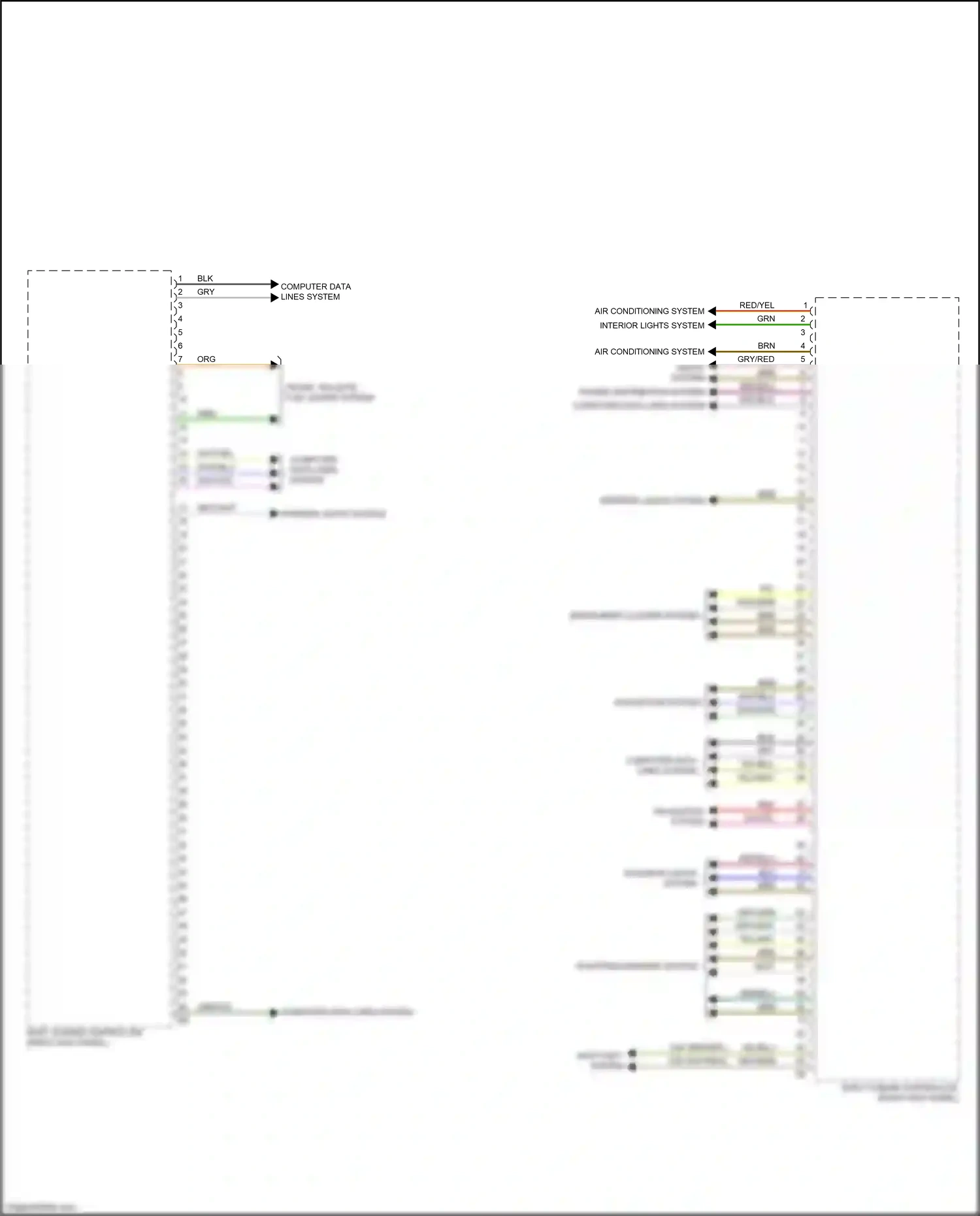 Wiring diagram computer data lines system for BMW X3 M F97 facelift (2021-2024) (15 of 103)