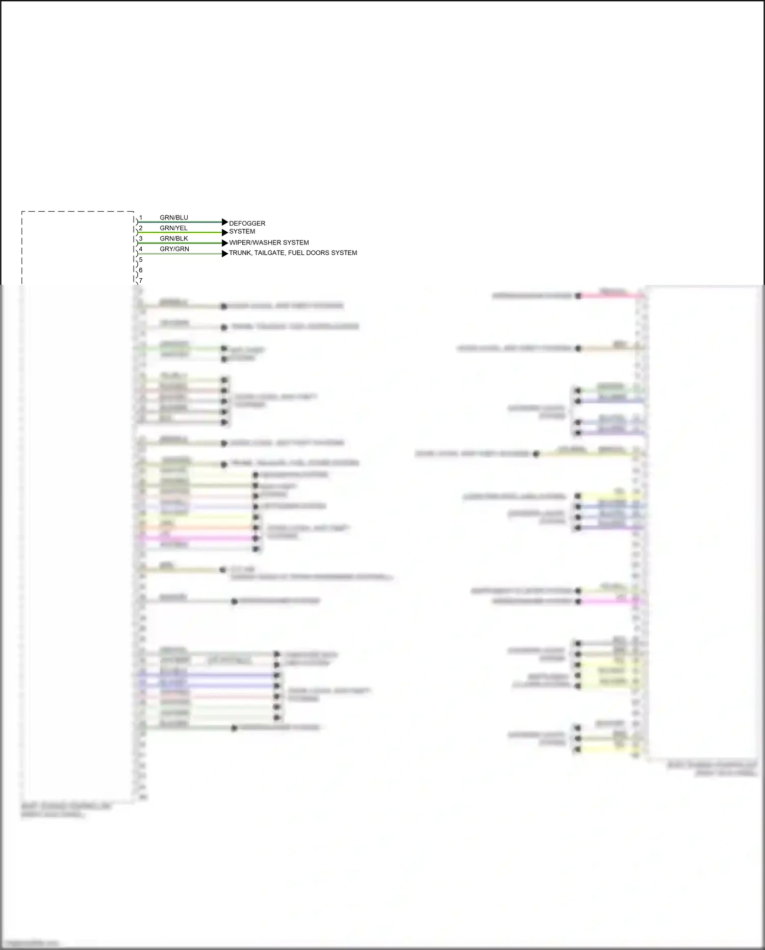 Wiring diagram computer data lines system for BMW X3 M F97 facelift (2021-2024) (5 of 103)