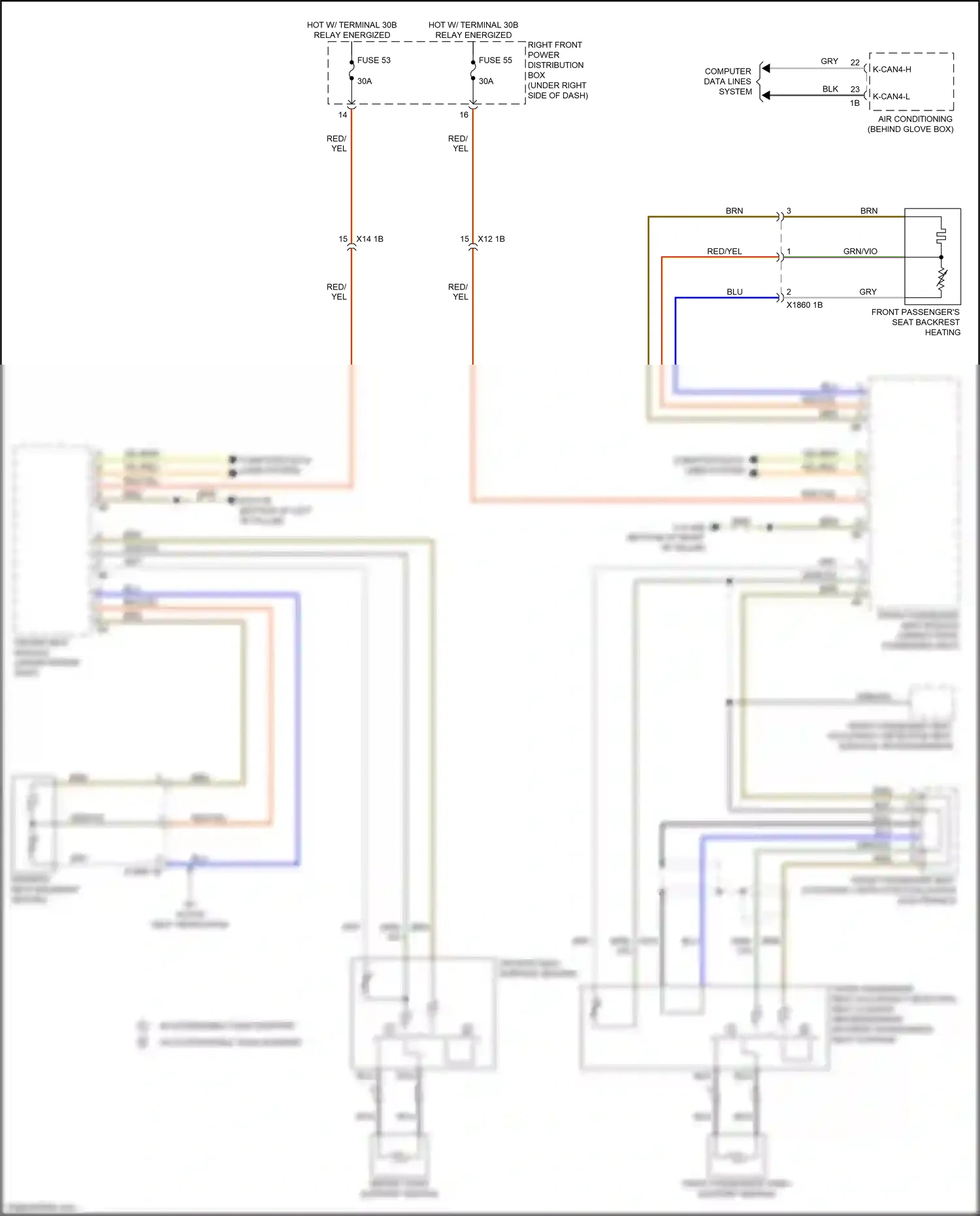 Wiring diagram computer data lines system for BMW X3 M F97 facelift (2021-2024) (101 of 103)