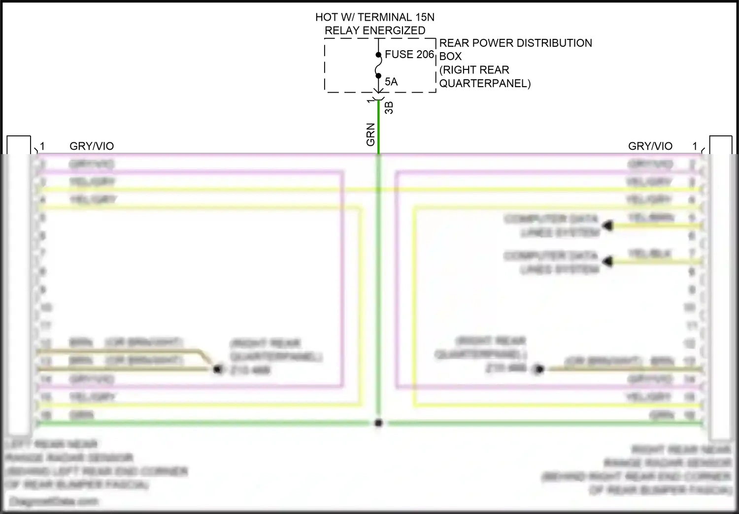 Wiring diagram computer data lines system for BMW X3 M F97 facelift (2021-2024) (51 of 103)