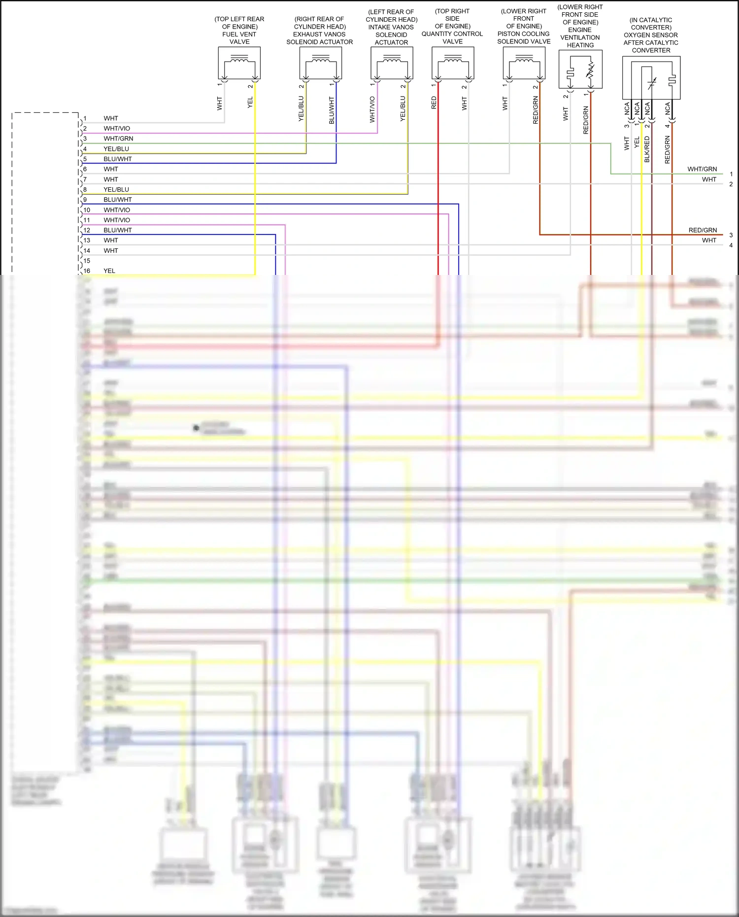 Wiring diagram digital motor electronics for BMW X3 M F97 facelift (2021-2024) (7 of 8)