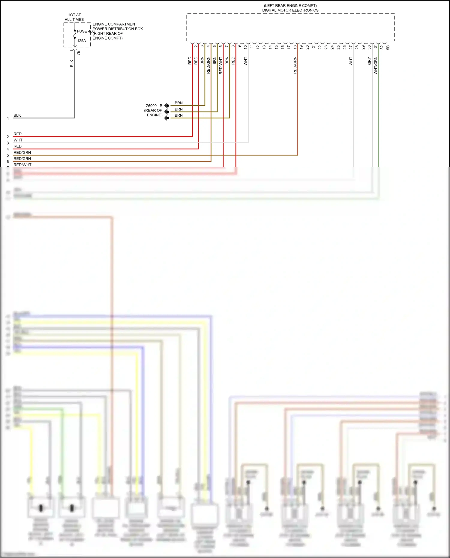 Wiring diagram engine oil temperature sensor for BMW X3 M F97 facelift (2021-2024) (1 of 1)