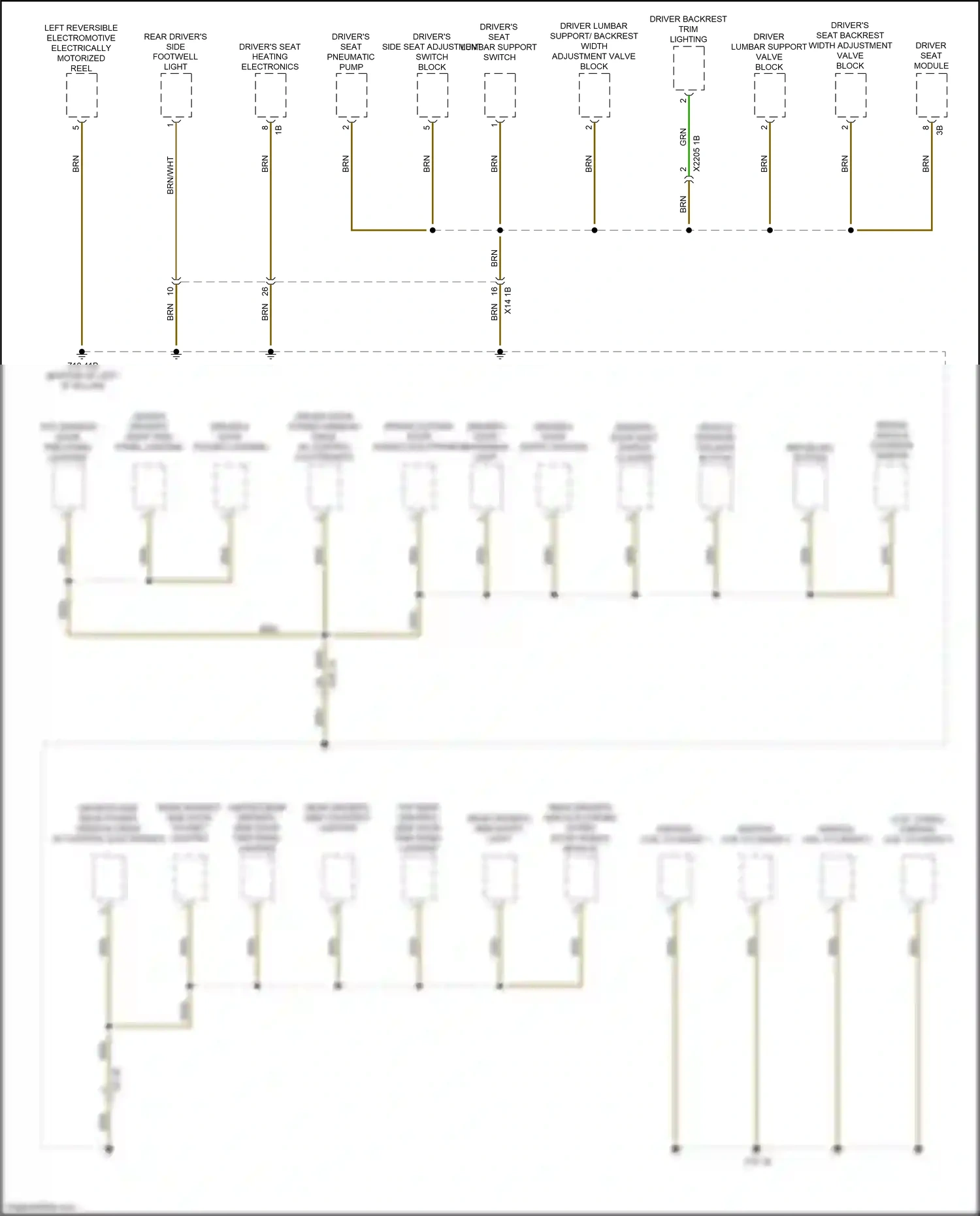Wiring diagram refueling button for BMW X3 M F97 facelift (2021-2024) (1 of 1)