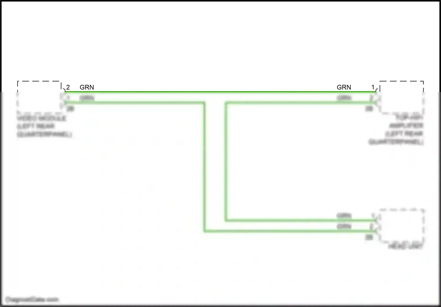 Wiring diagram video module for BMW X3 M F97 facelift (2021-2024) (4 of 12)