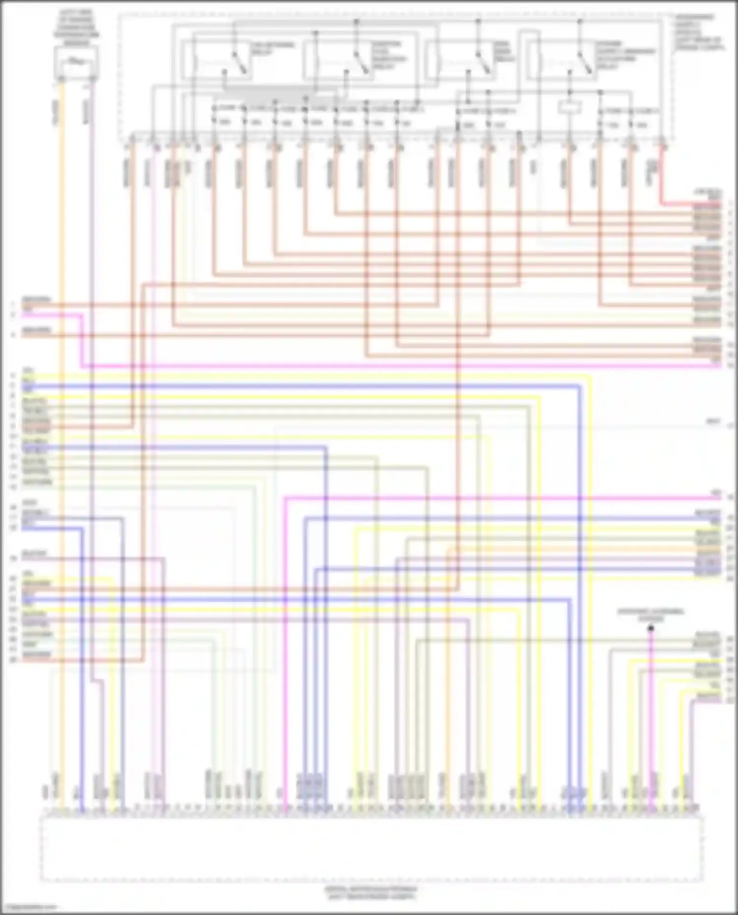 X3 M BMW F97 (2019-2021): Wiring diagram engine performance 2.0l turbo (3 of 6)