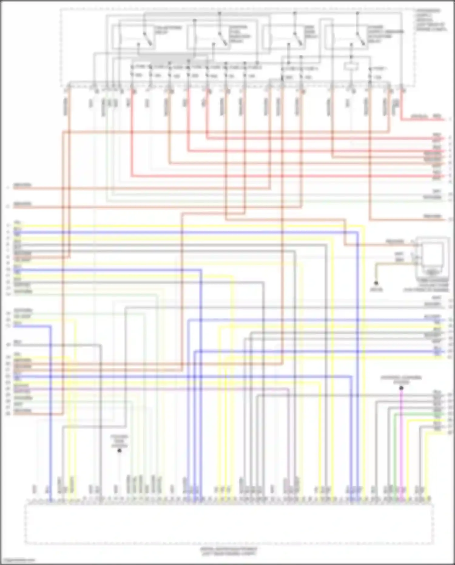 X3 M BMW F97 (2019-2021): Wiring diagram engine performance 3.0l turbo (3 of 6)