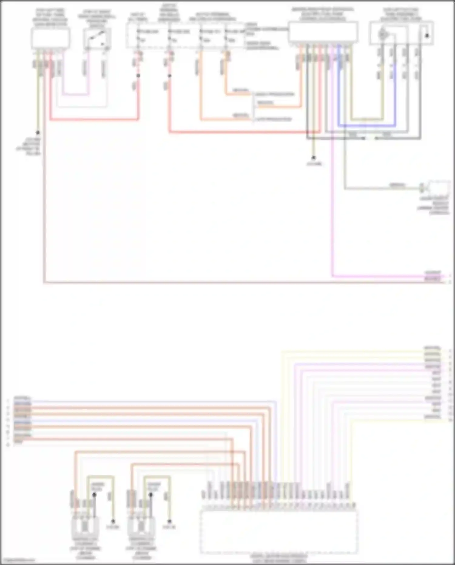 X3 M BMW F97 (2019-2021): Wiring diagram engine performance 3.0l turbo (5 of 6)