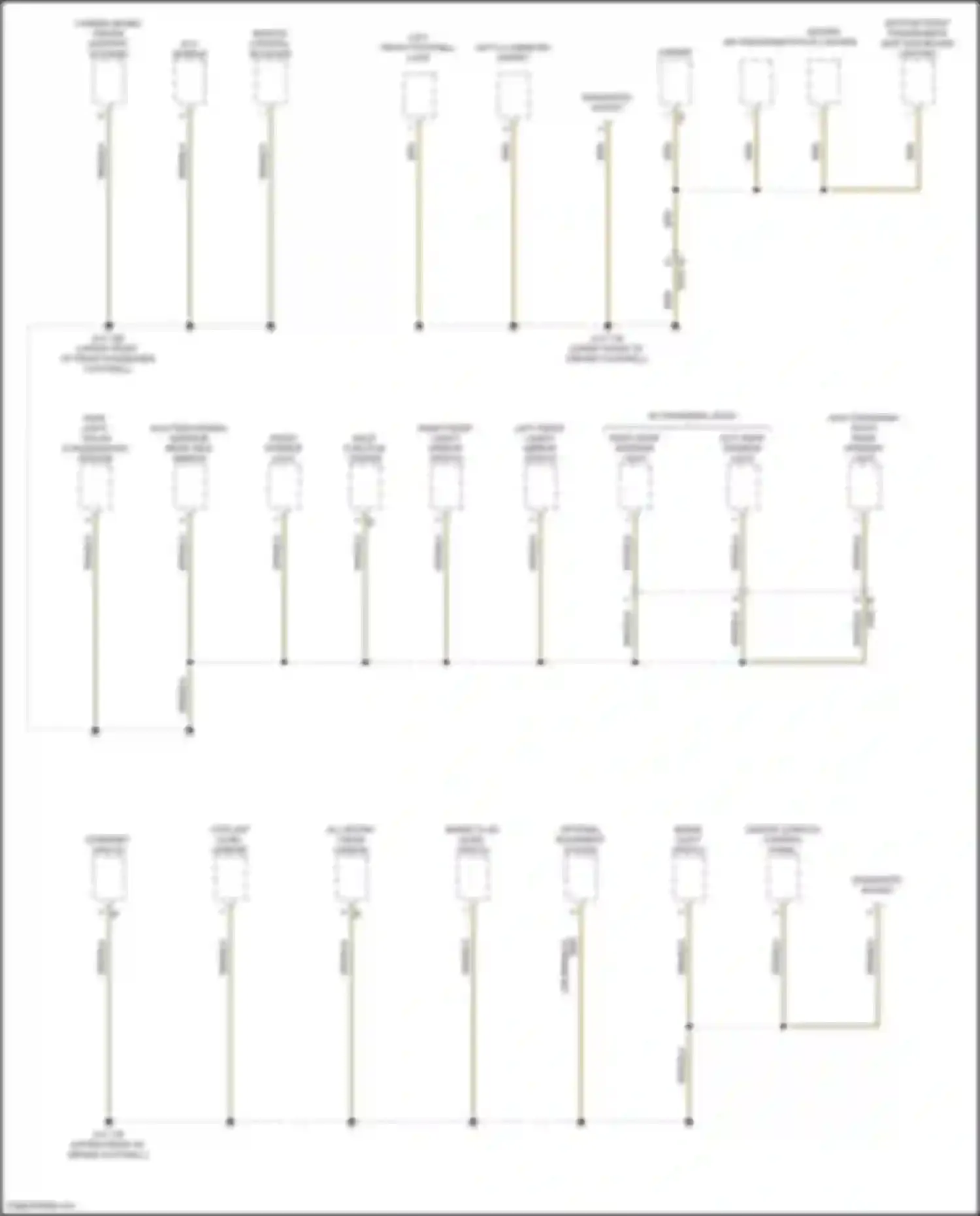 X3 M BMW F97 (2019-2021): Ground distribution circuit (1 of 7)