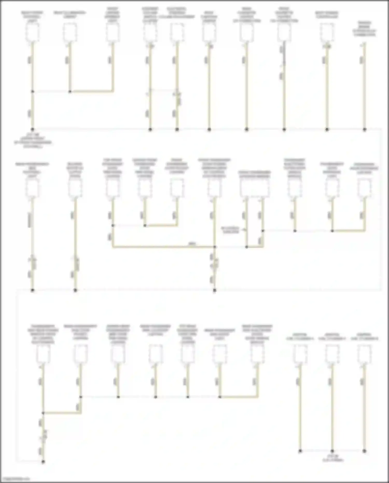 X3 M BMW F97 (2019-2021): Ground distribution circuit (2 of 7)