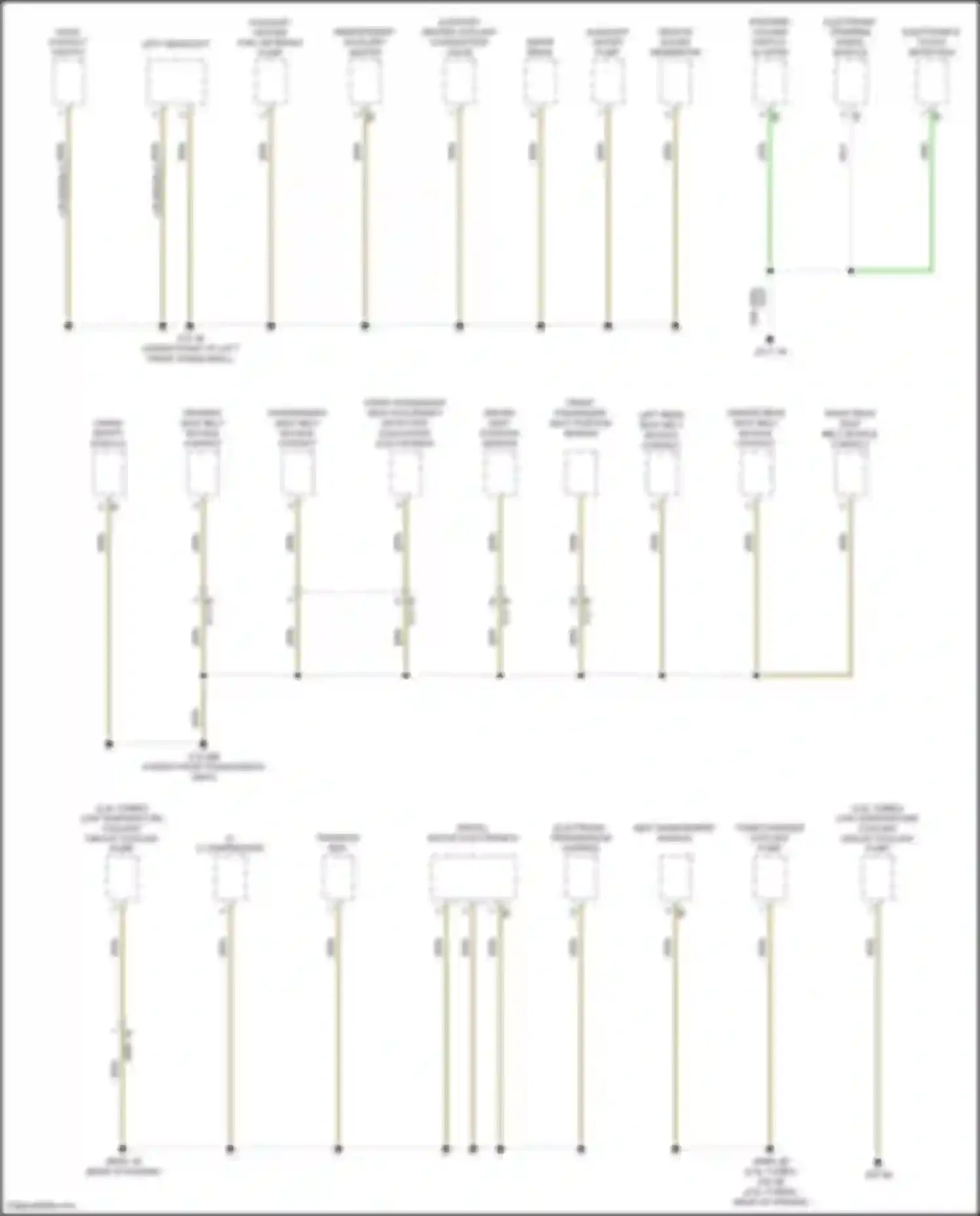 X3 M BMW F97 (2019-2021): Ground distribution circuit (3 of 7)