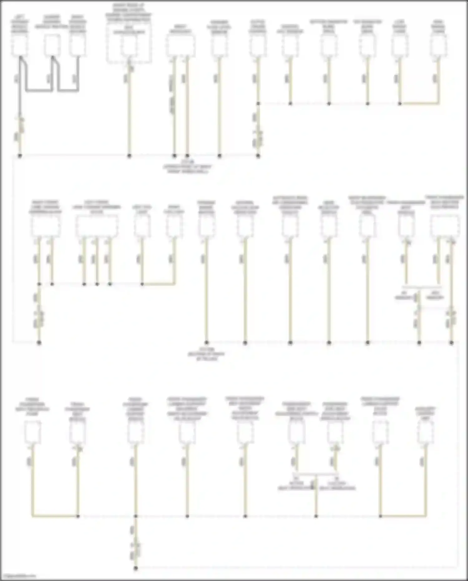 X3 M BMW F97 (2019-2021): Ground distribution circuit (4 of 7)