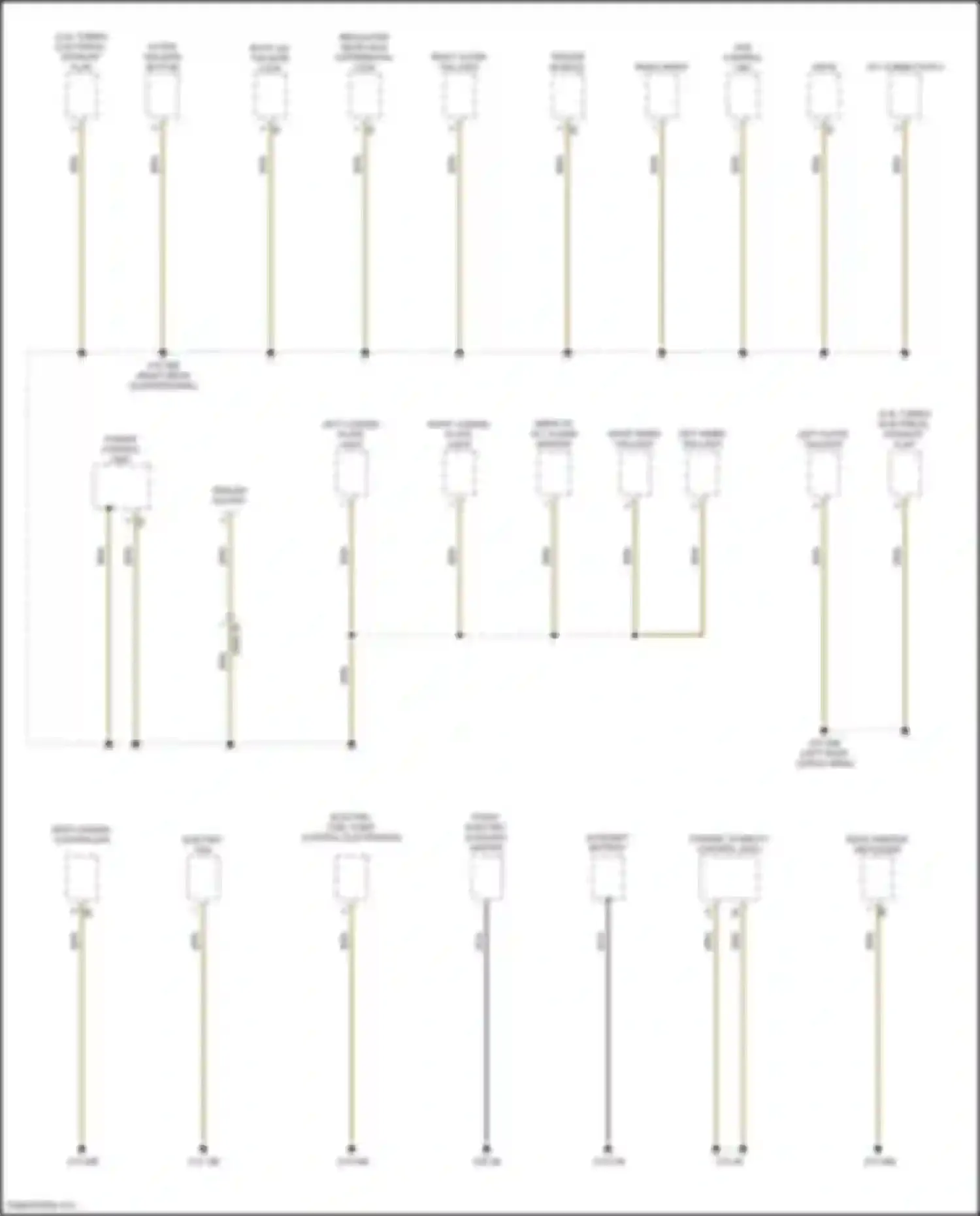 X3 M BMW F97 (2019-2021): Ground distribution circuit (7 of 7)