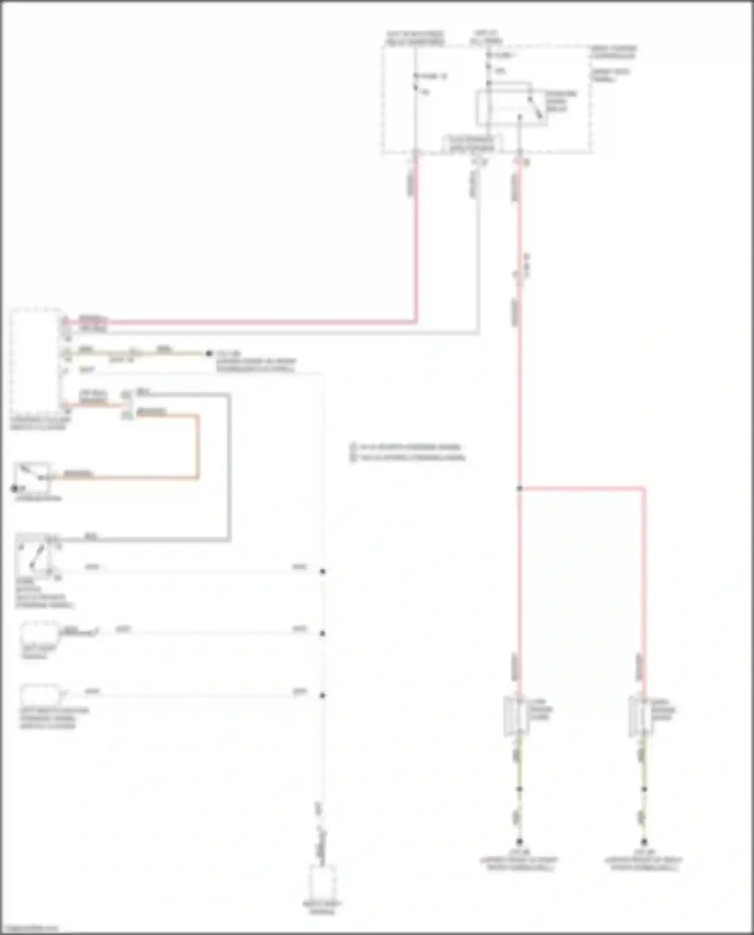 X3 M BMW F97 (2019-2021): Horn circuit
