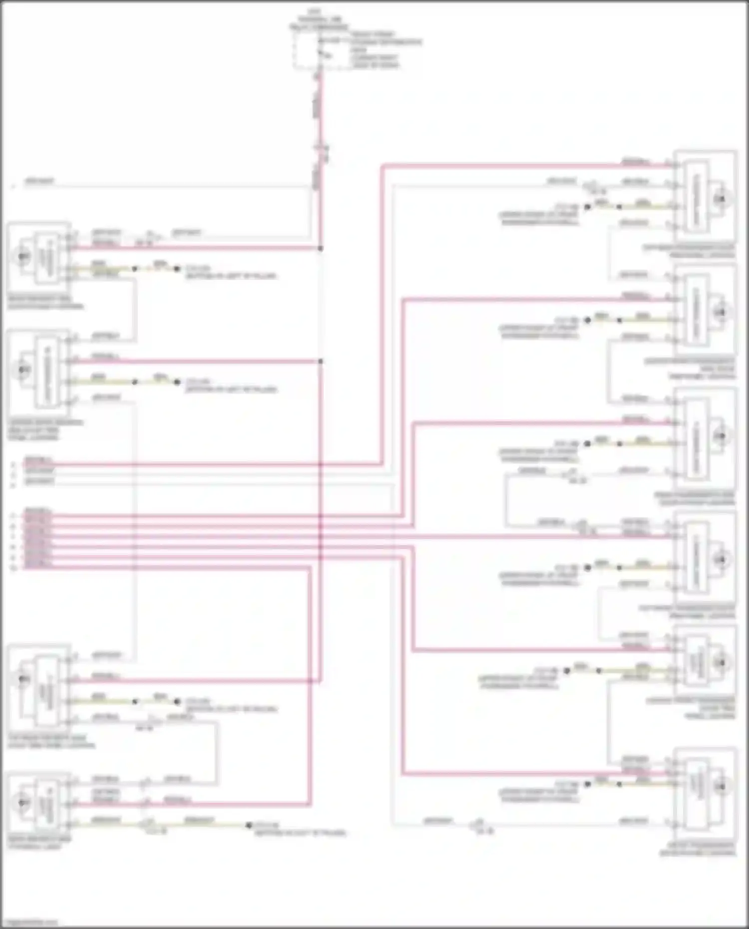 X3 M BMW F97 (2019-2021): Courtesy lamps circuit (4 of 4)