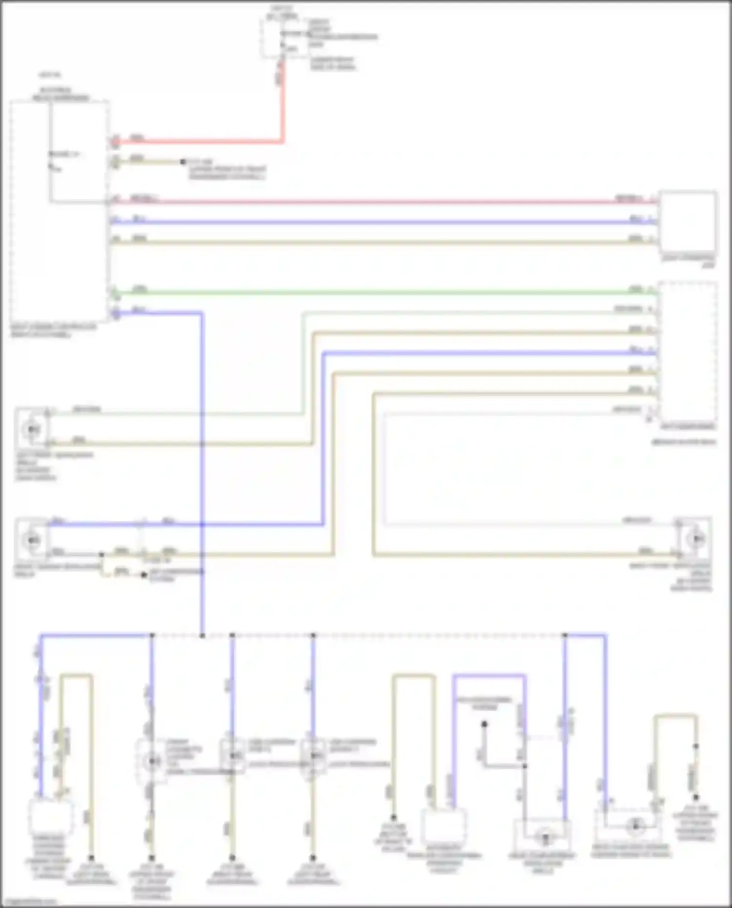 X3 M BMW F97 (2019-2021): Instrument illumination circuit