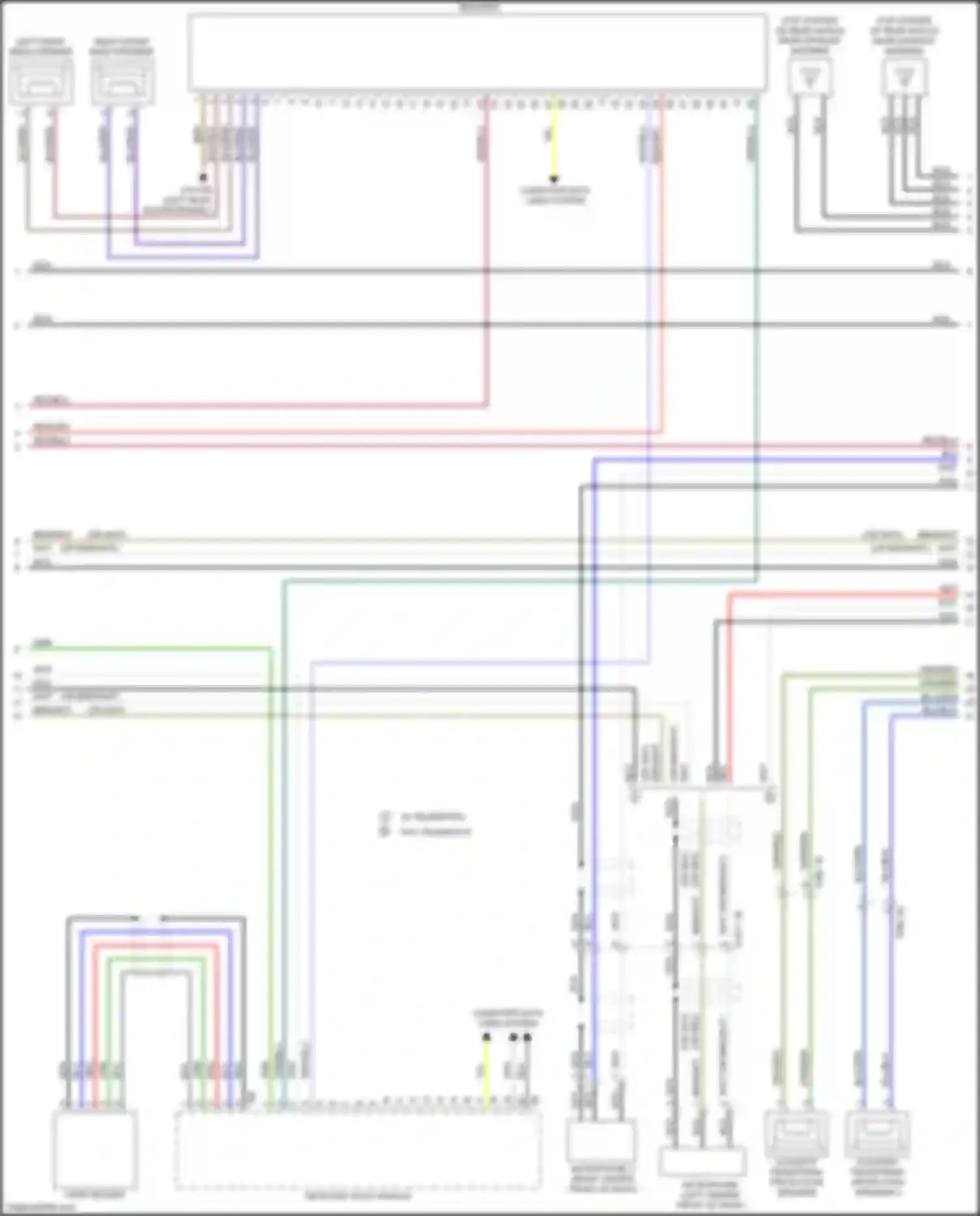 X3 M BMW F97 (2019-2021): Navigation circuit, high level w/ receiver audio module (2 of 3)