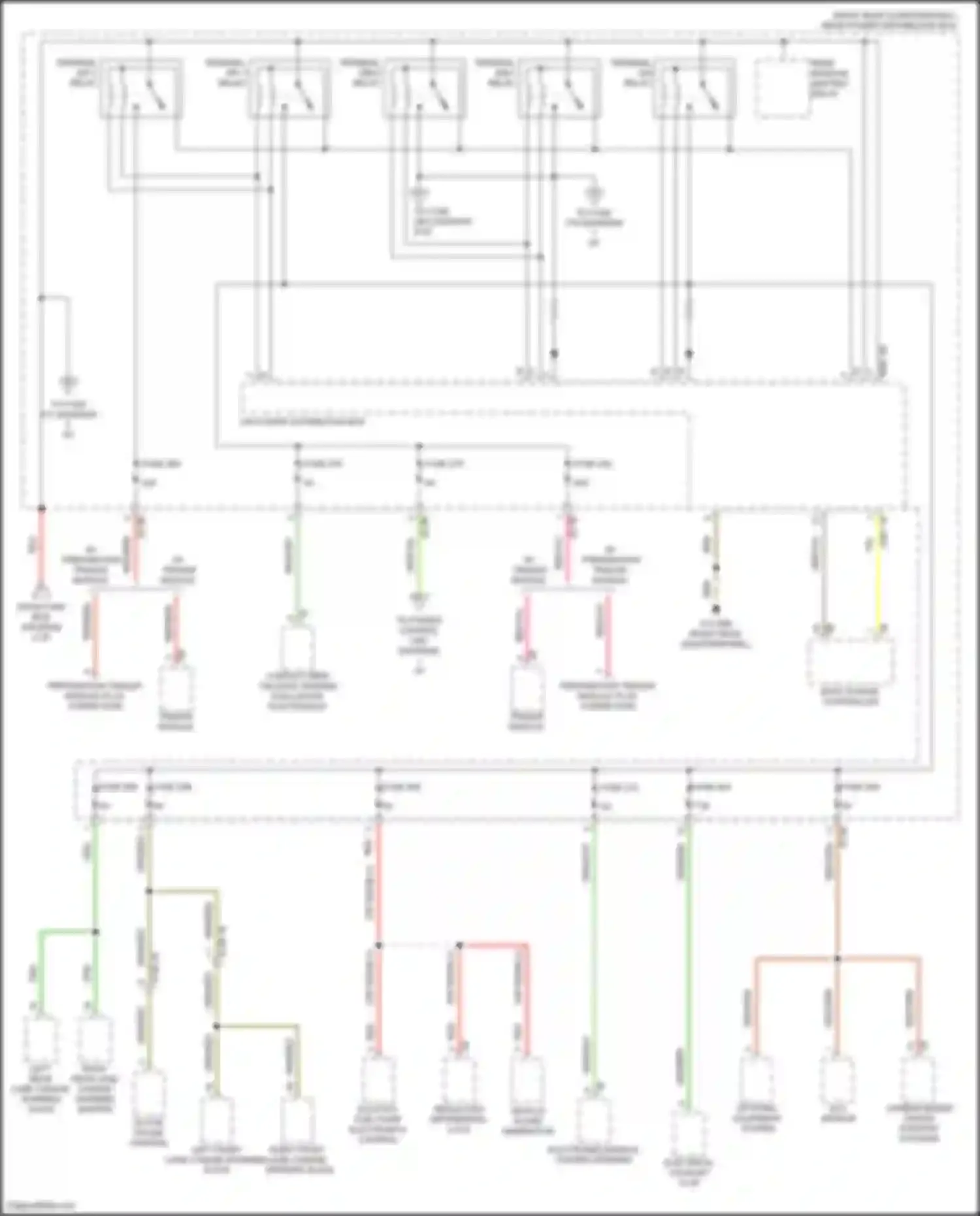 X3 M BMW F97 (2019-2021): Power distribution circuit (6 of 8)