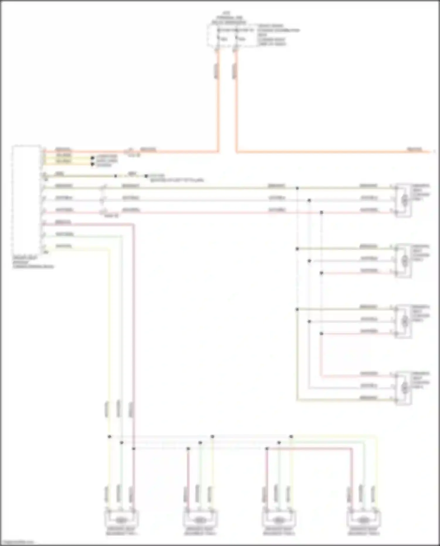 X3 M BMW F97 (2019-2021): Seat ventilation circuit (1 of 2)