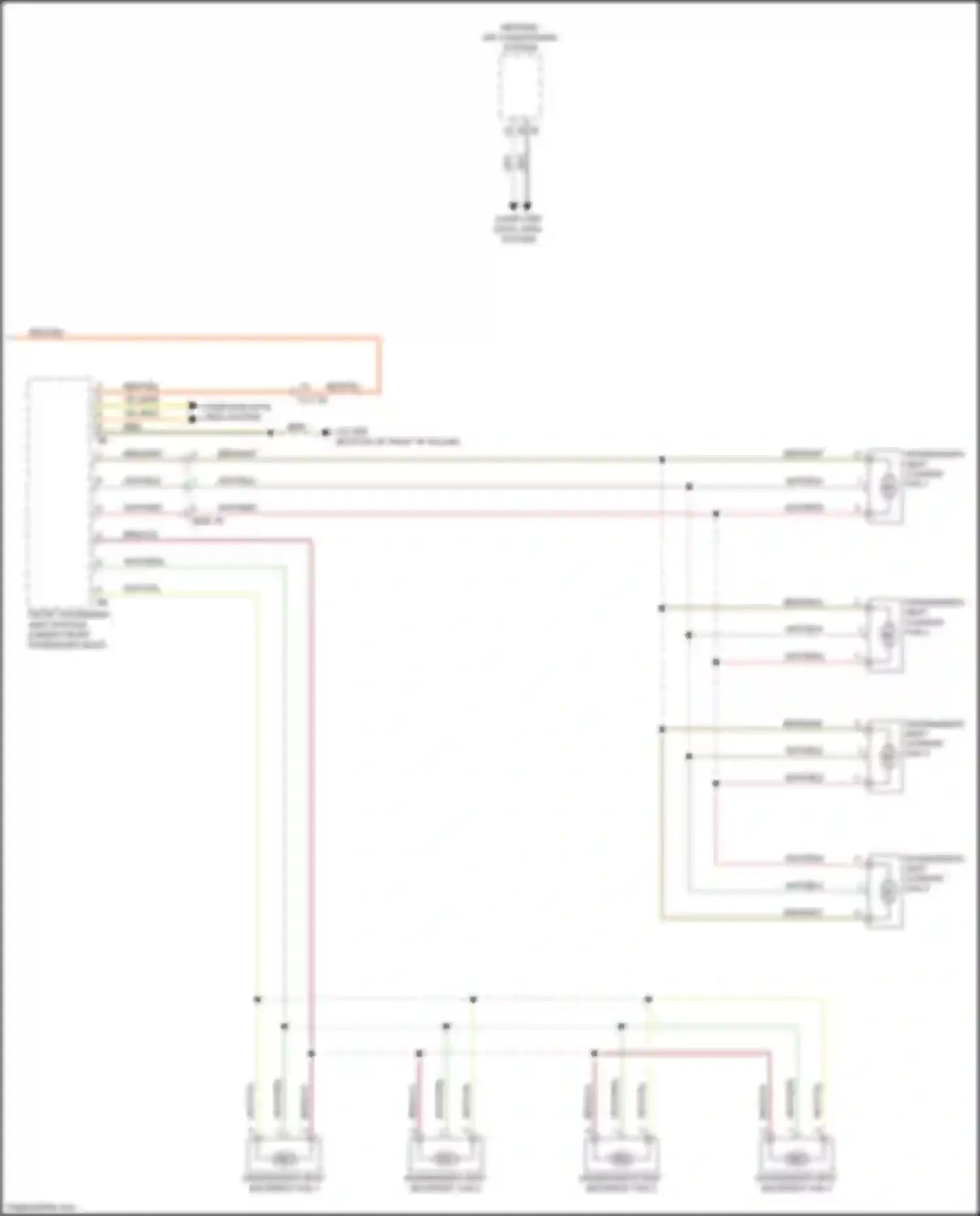 X3 M BMW F97 (2019-2021): Seat ventilation circuit (2 of 2)