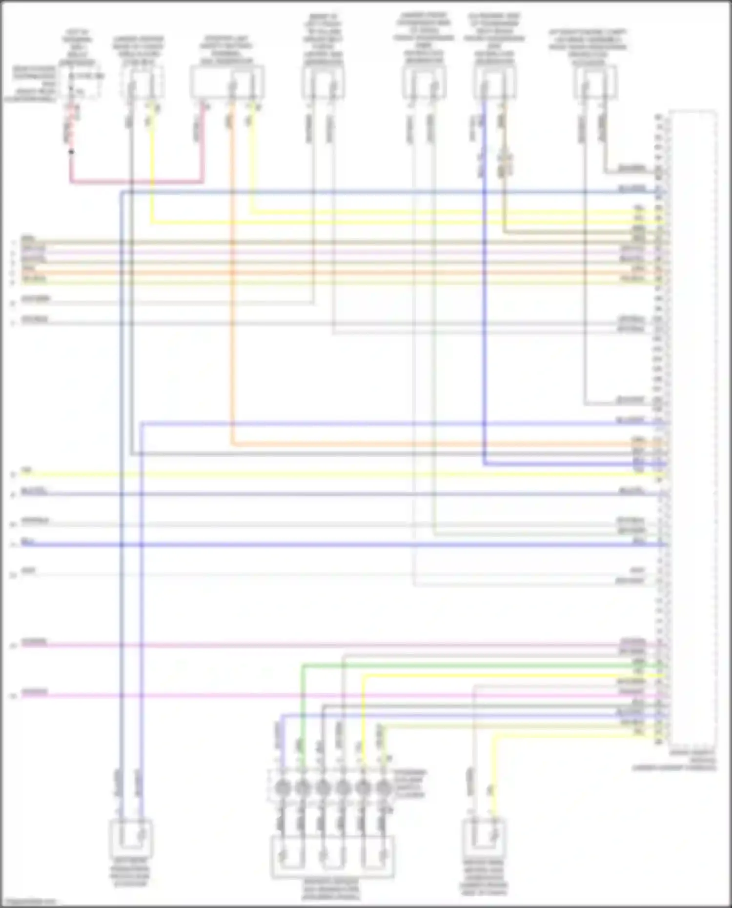 X3 M BMW F97 (2019-2021): Supplemental restraints circuit (4 of 4)