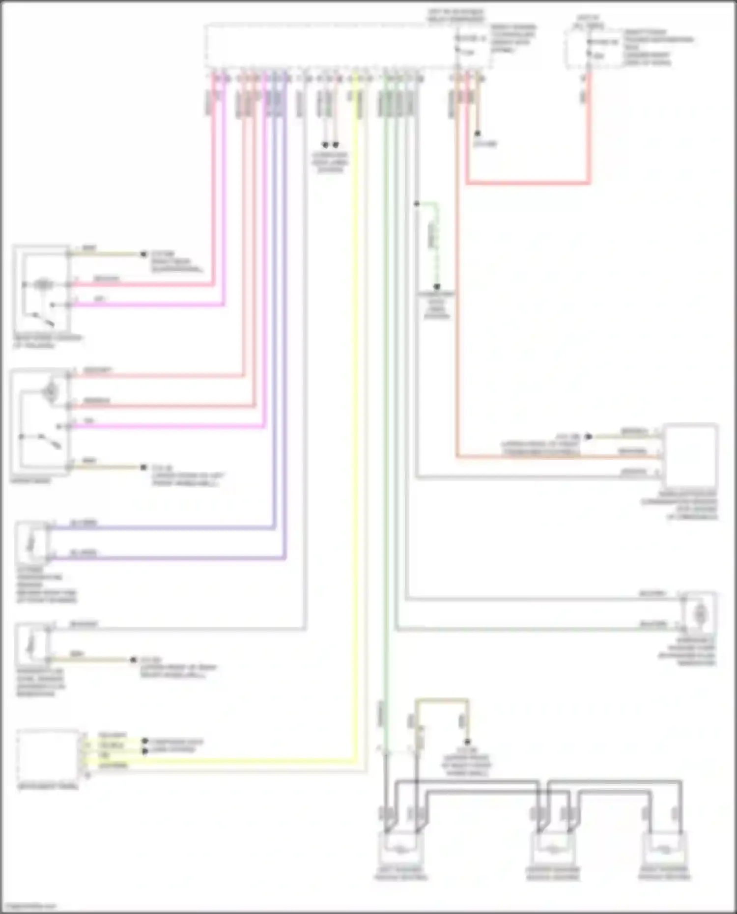 X3 M BMW F97 (2019-2021): Wiper/washer circuit
