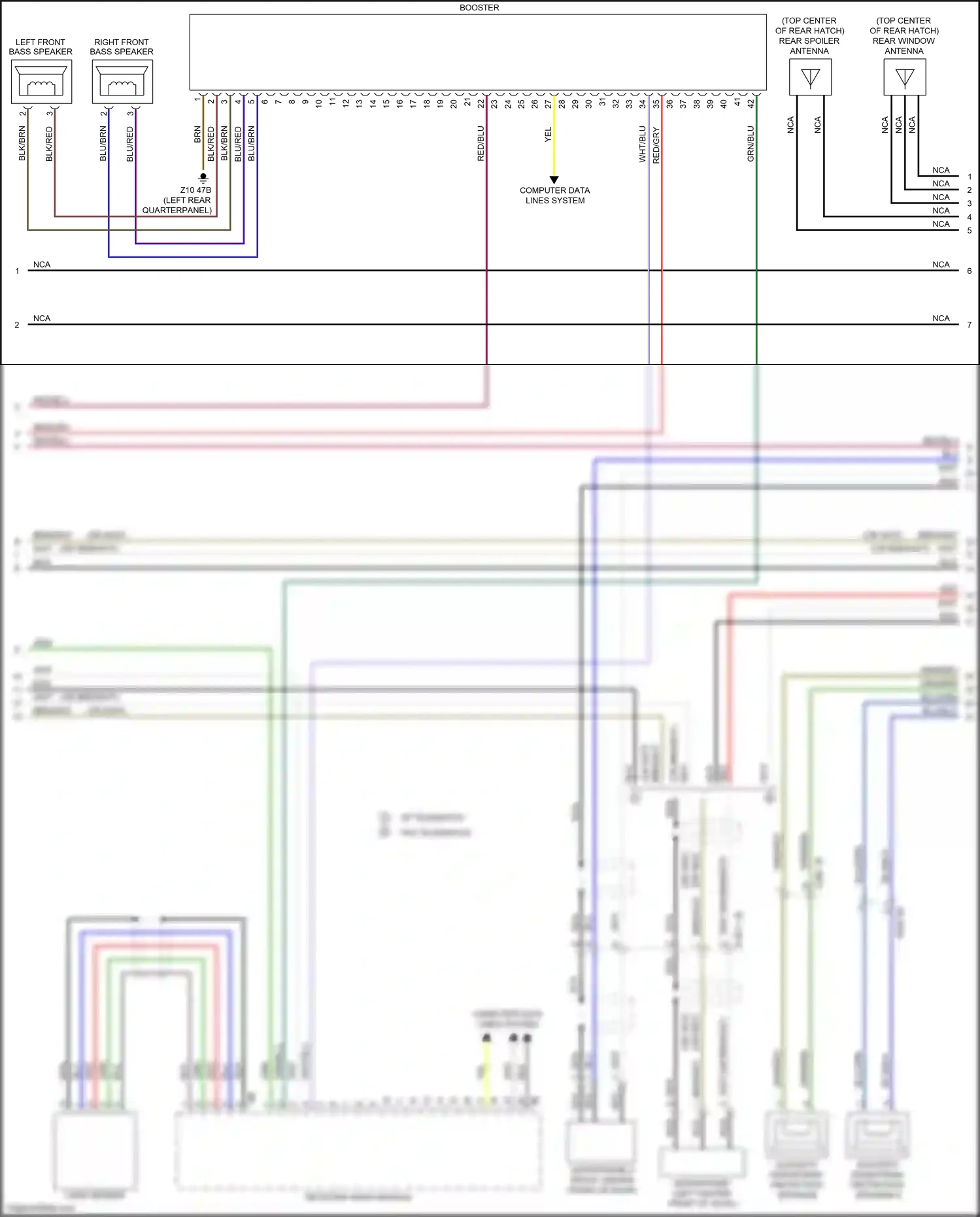 Wiring diagram blk/brn for BMW X3 M F97 (2019-2021) (18 of 40)