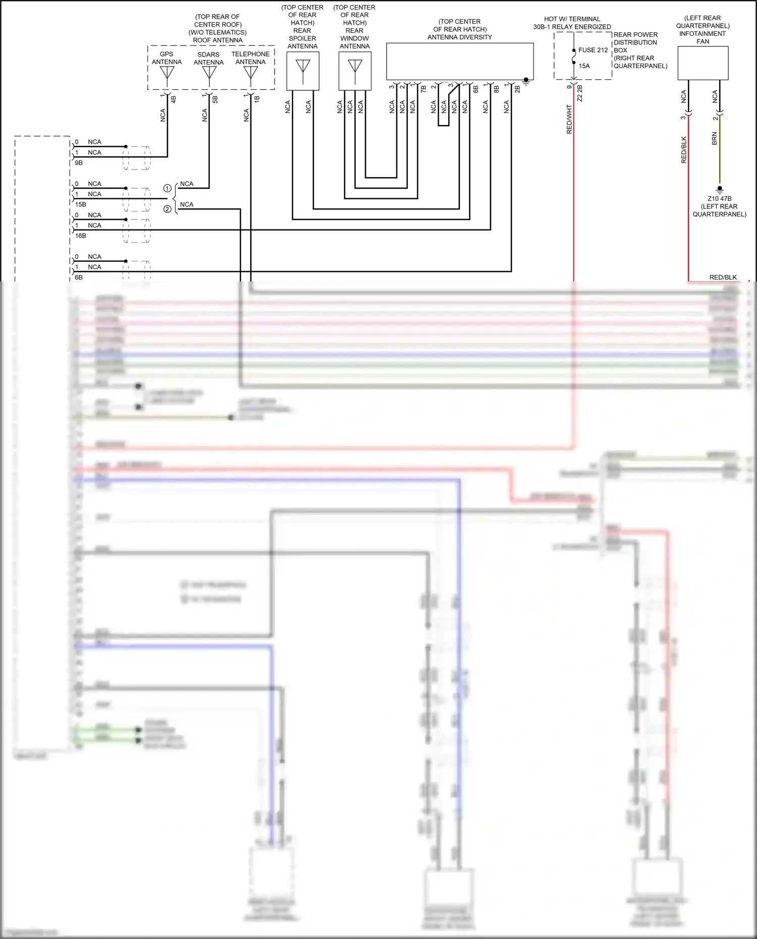 Wiring diagram blk/grn for BMW X3 M F97 (2019-2021) (1 of 16)