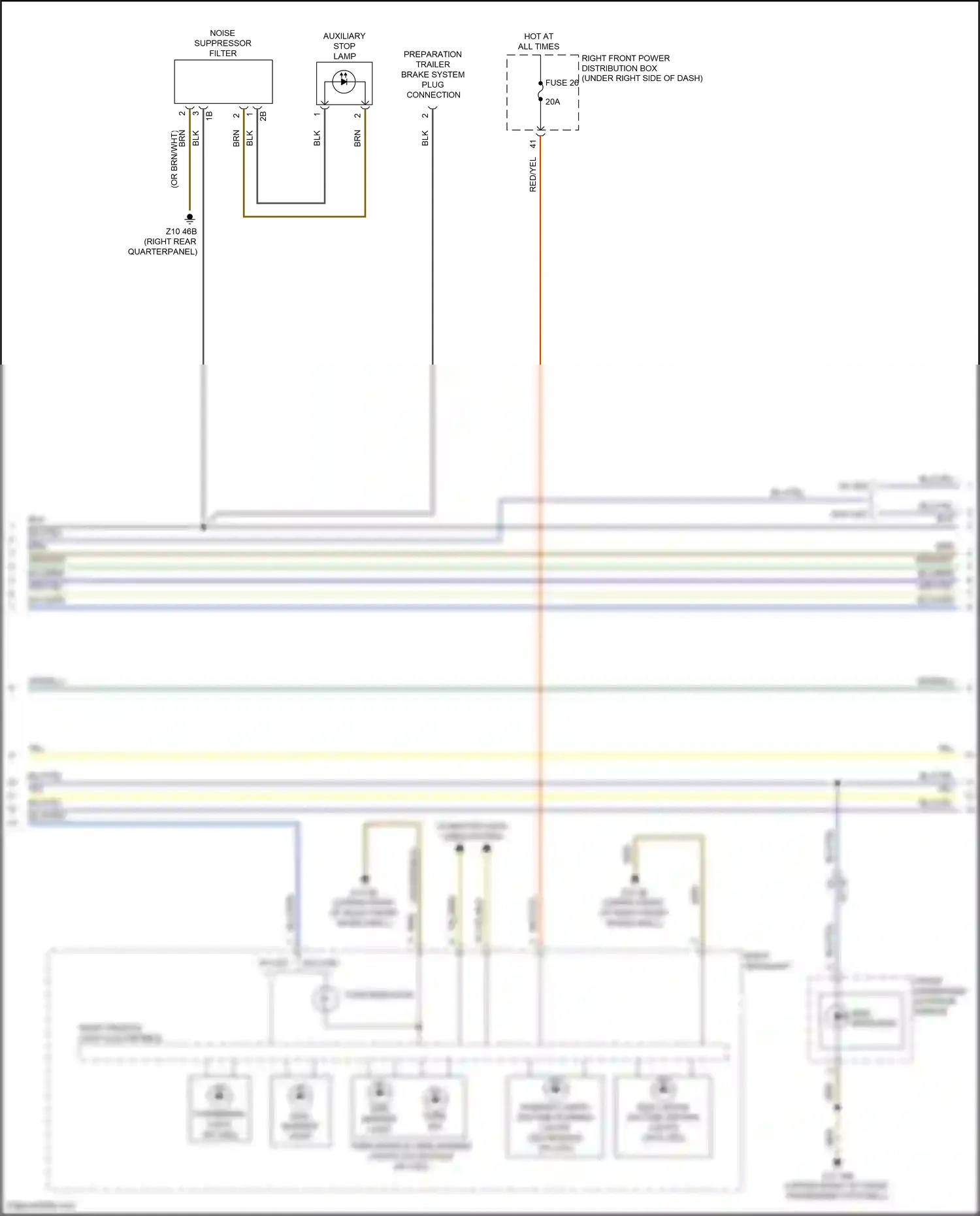 Wiring diagram blu/grn for BMW X3 M F97 (2019-2021) (11 of 29)