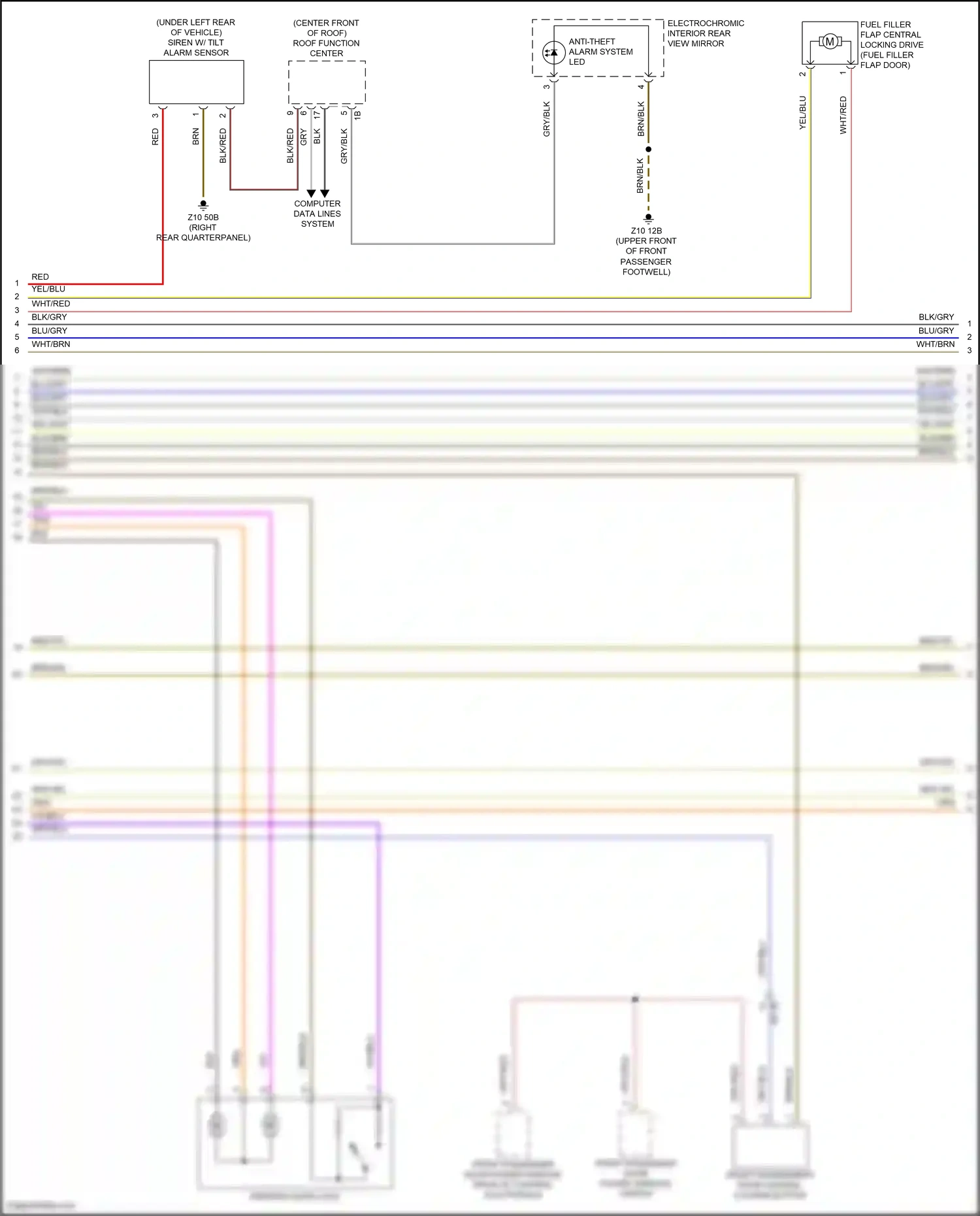 Wiring diagram blu/gry for BMW X3 M F97 (2019-2021) (6 of 15)