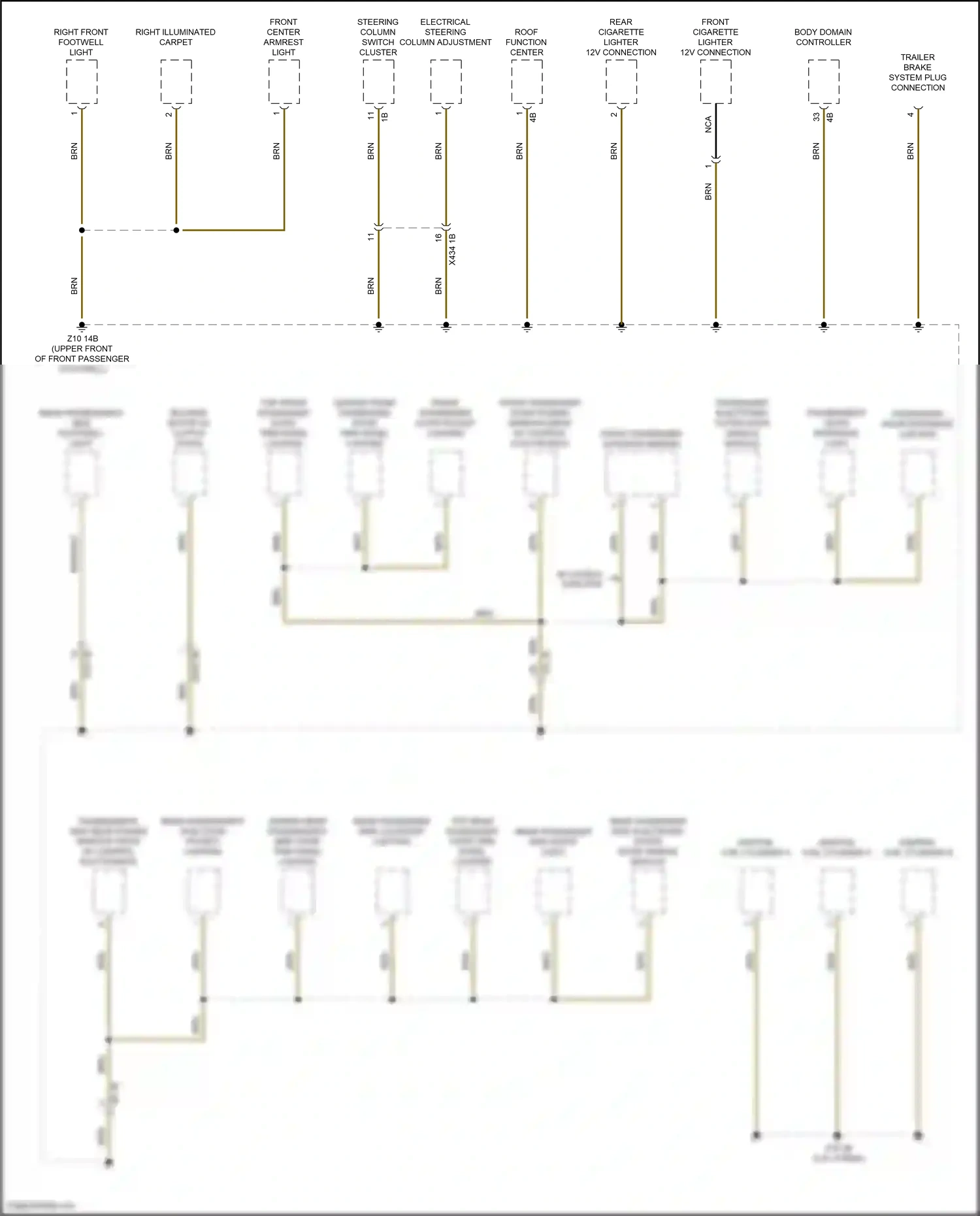 Wiring diagram brn for BMW X3 M F97 (2019-2021) (103 of 163)