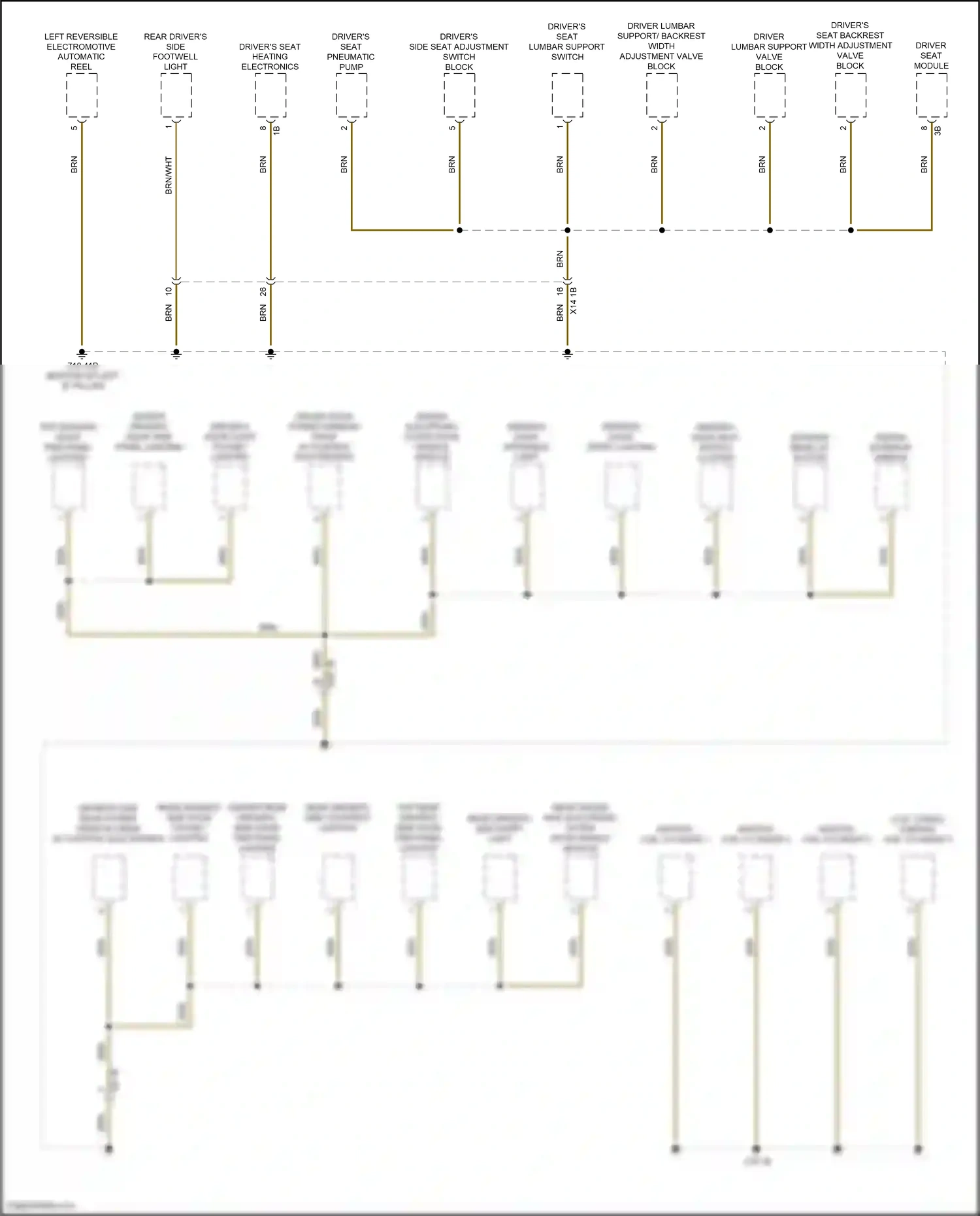 Wiring diagram brn for BMW X3 M F97 (2019-2021) (108 of 163)