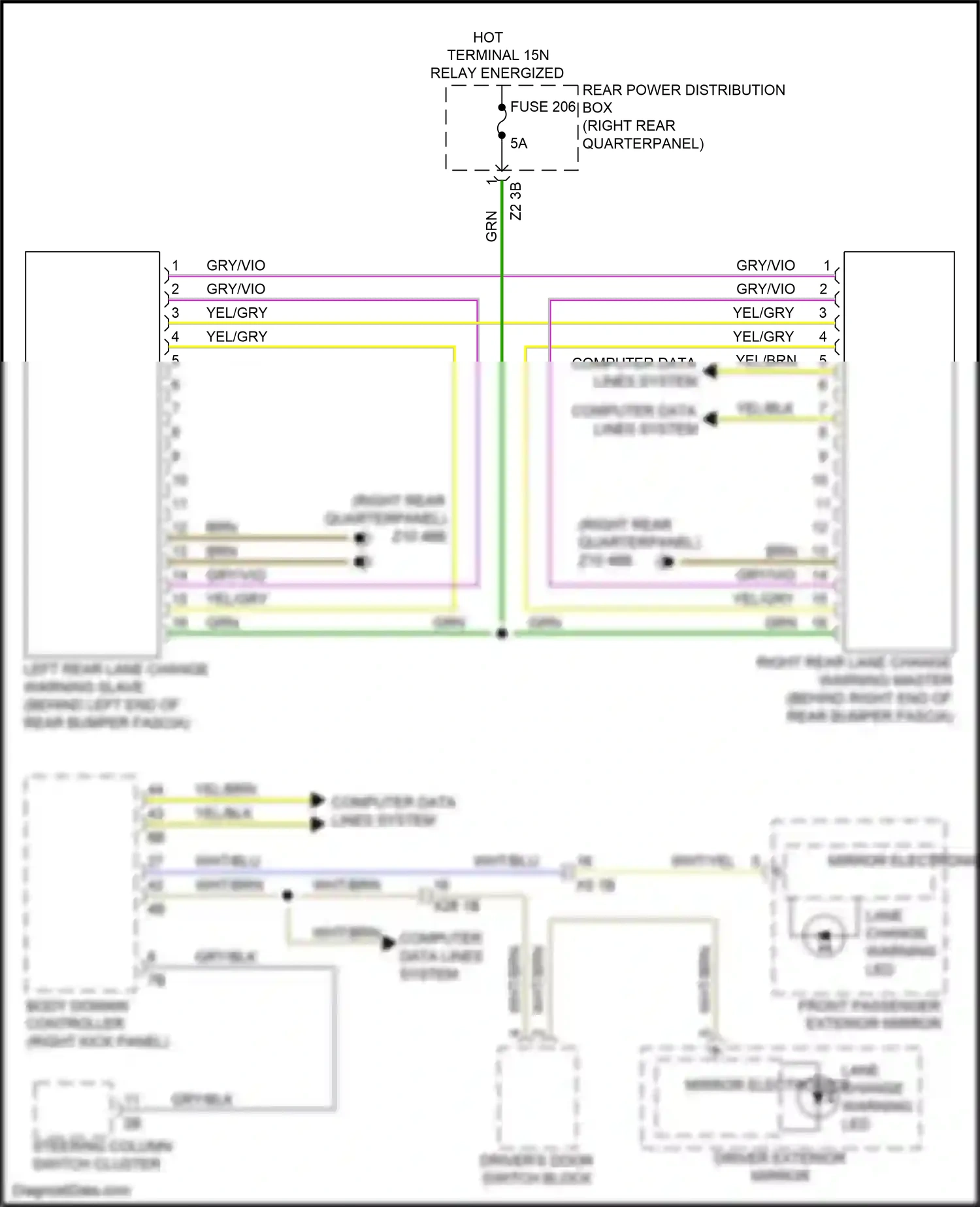 Wiring diagram brn for BMW X3 M F97 (2019-2021) (47 of 163)