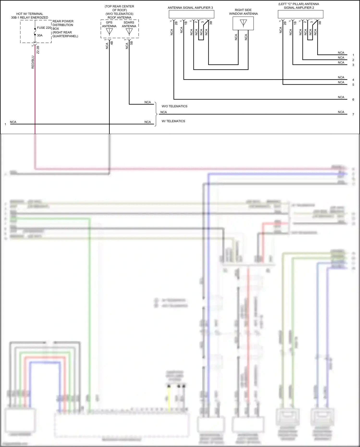 Wiring diagram card reader for BMW X3 M F97 (2019-2021) (3 of 6)