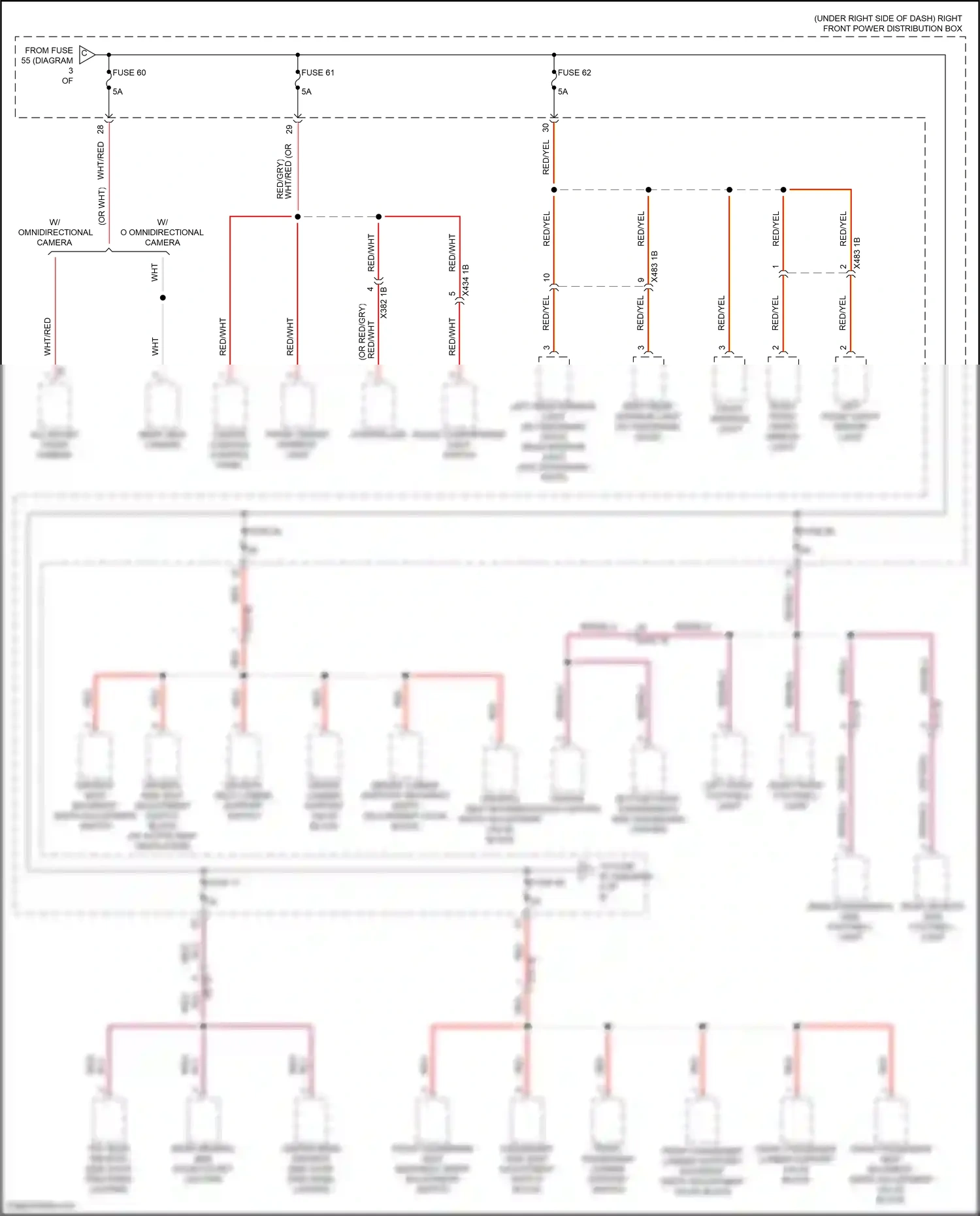 Wiring diagram fuse 61 for BMW X3 M F97 (2019-2021) (17 of 18)