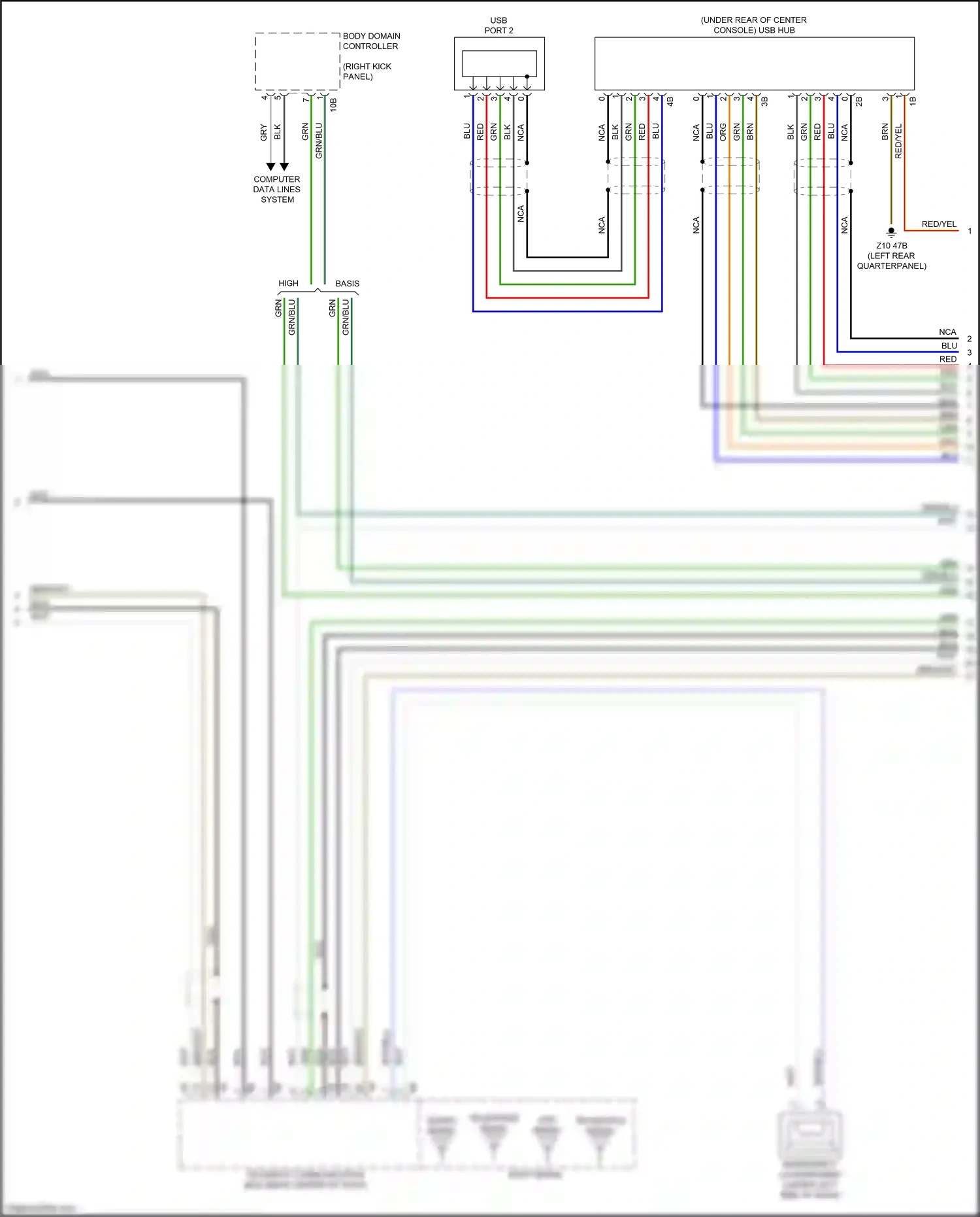 Wiring diagram gry for BMW X3 M F97 (2019-2021) (2 of 74)