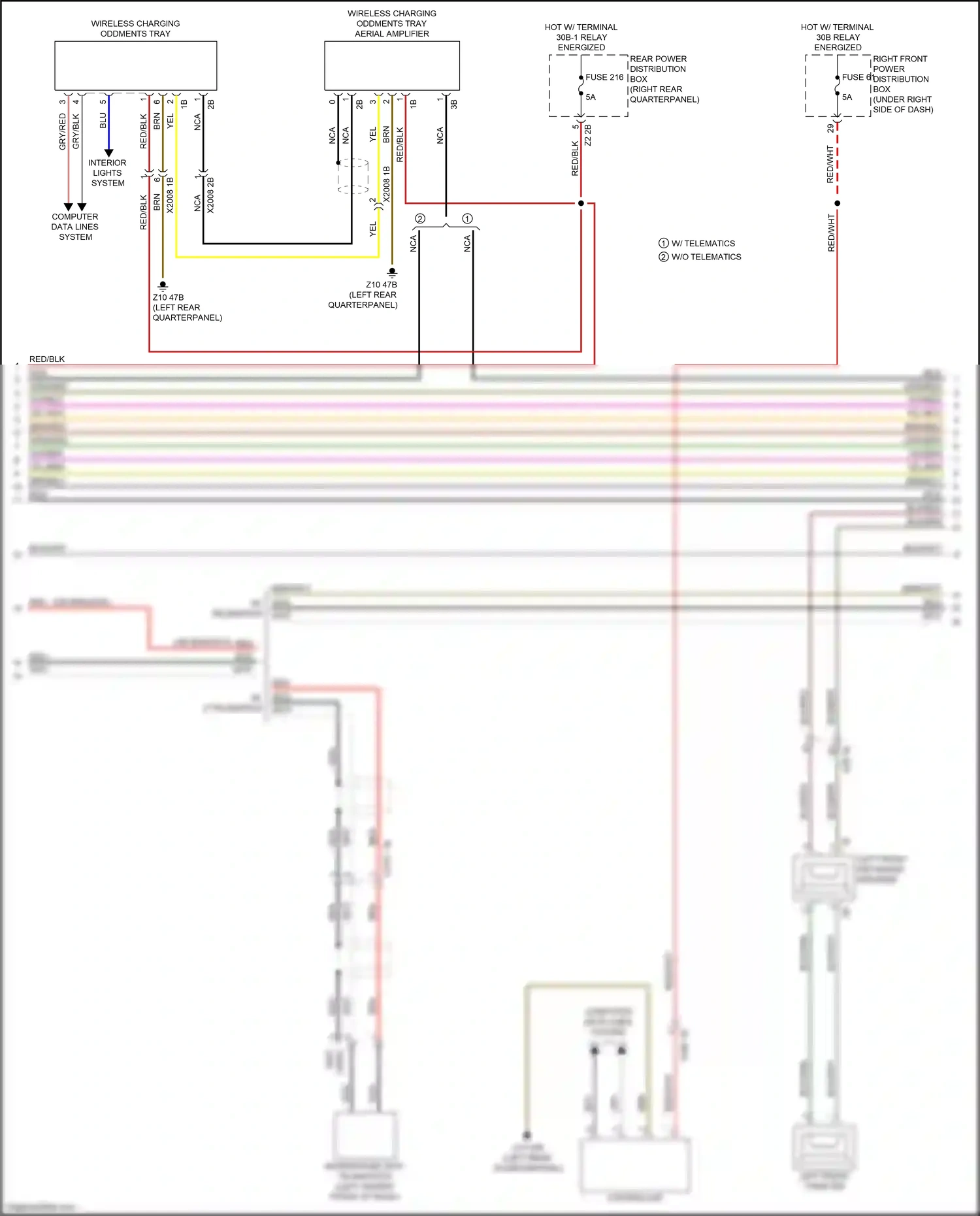 Wiring diagram gry for BMW X3 M F97 (2019-2021) (6 of 74)