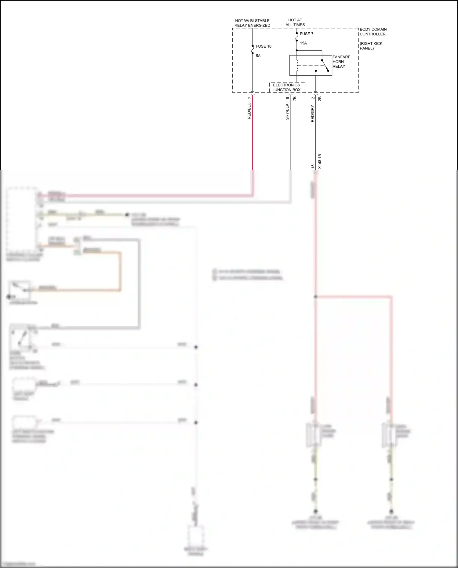 Wiring diagram gry/blk for BMW X3 M F97 (2019-2021) (35 of 54)