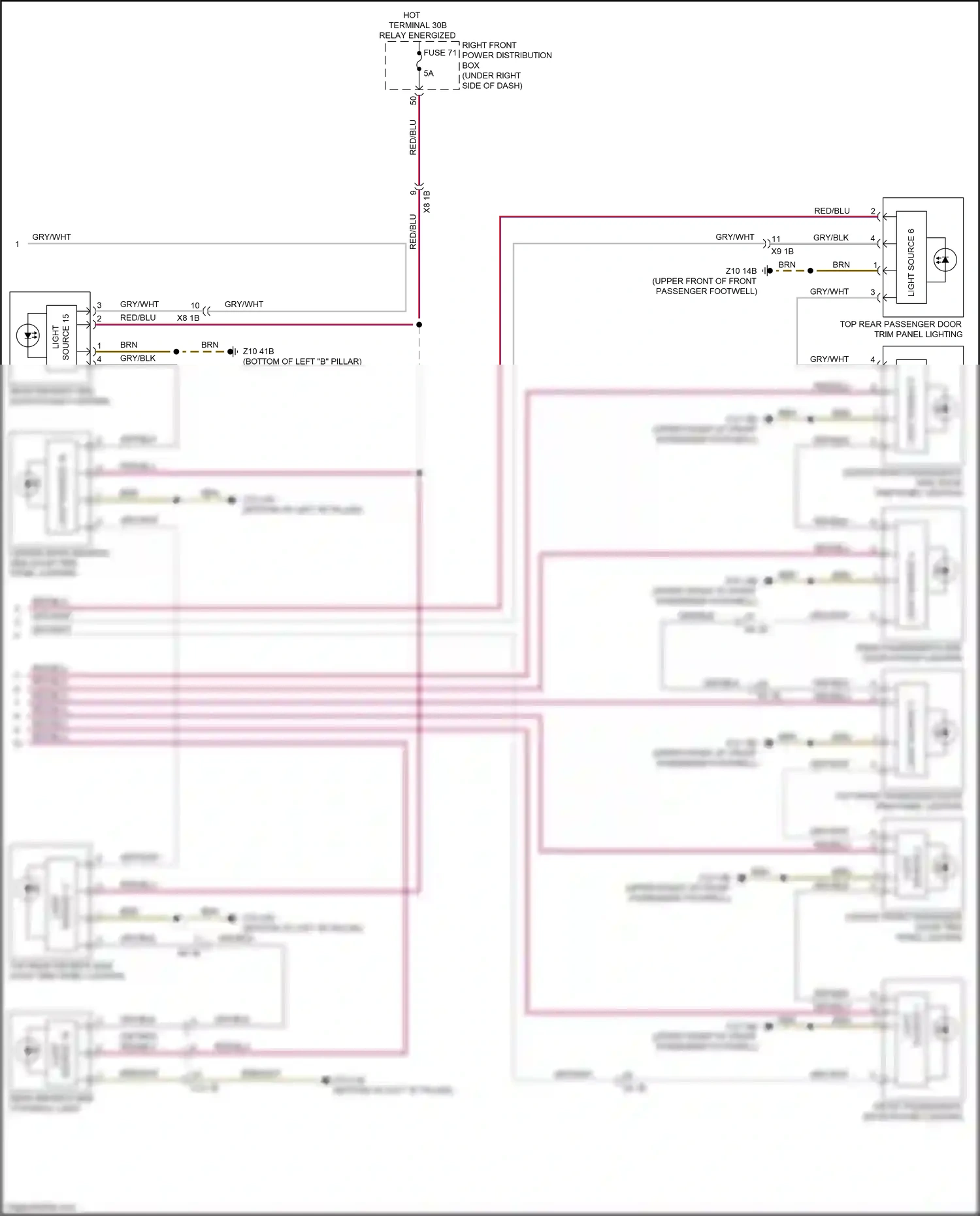 Wiring diagram gry/blk for BMW X3 M F97 (2019-2021) (52 of 54)
