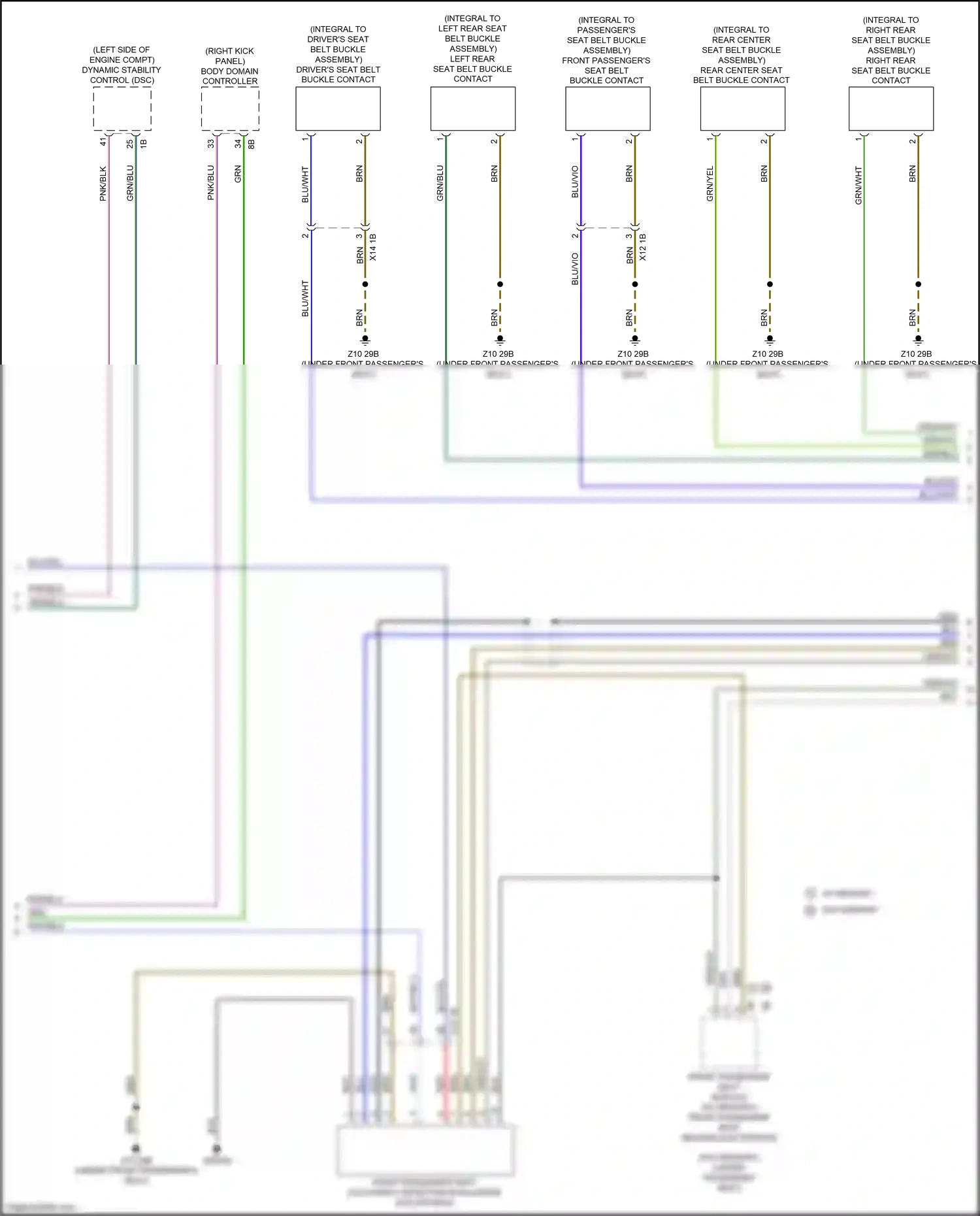 Wiring diagram pnk/blu for BMW X3 M F97 (2019-2021) (15 of 17)
