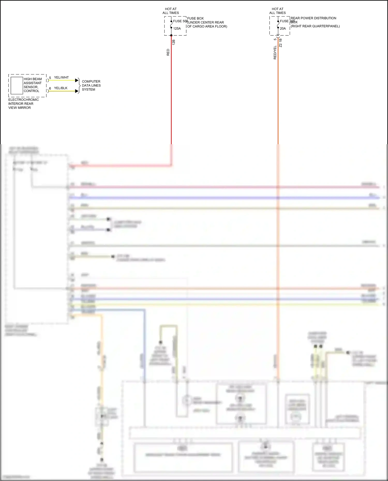 Wiring diagram red for BMW X3 M F97 (2019-2021) (34 of 117)
