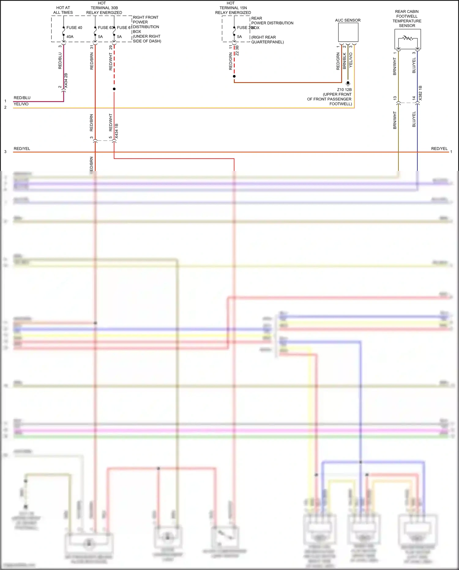 Wiring diagram red for BMW X3 M F97 (2019-2021) (83 of 117)