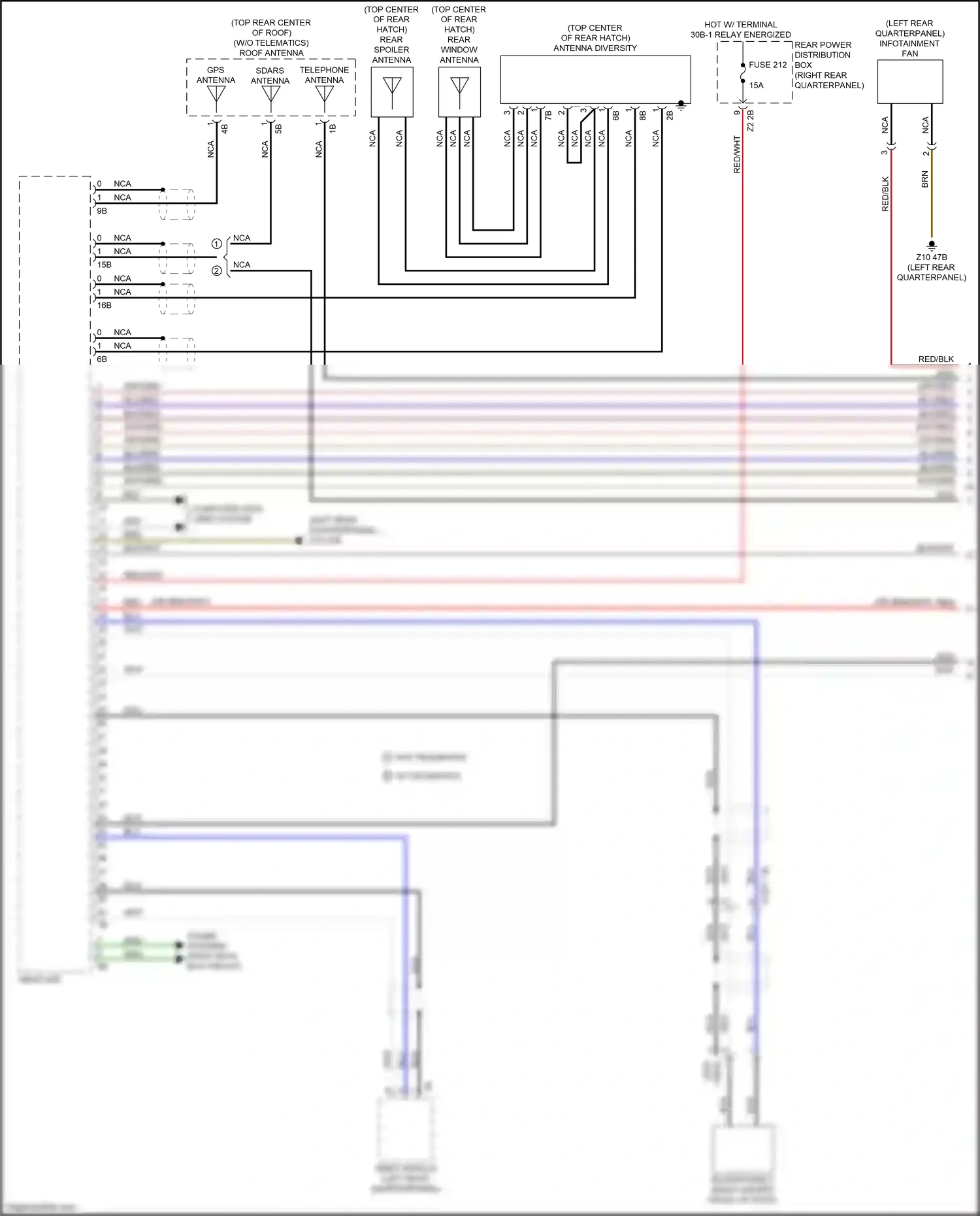 Wiring diagram red for BMW X3 M F97 (2019-2021) (26 of 117)