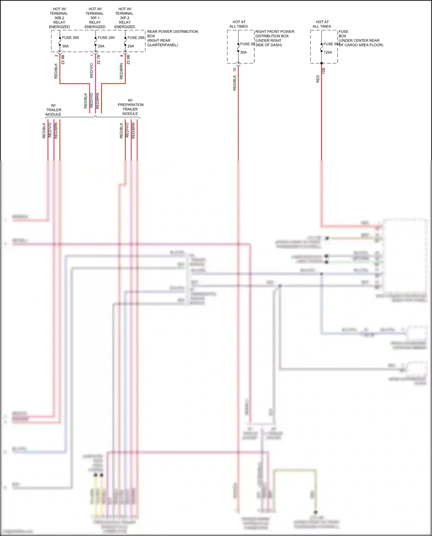 Wiring diagram red/brn for BMW X3 M F97 (2019-2021) (10 of 15)