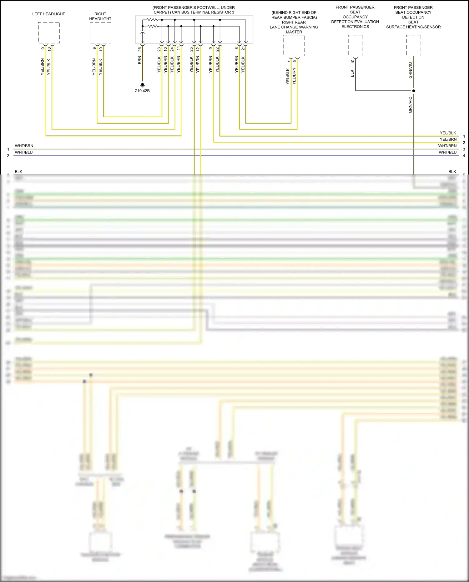 Wiring diagram trailer module for BMW X3 M F97 (2019-2021) (1 of 4)