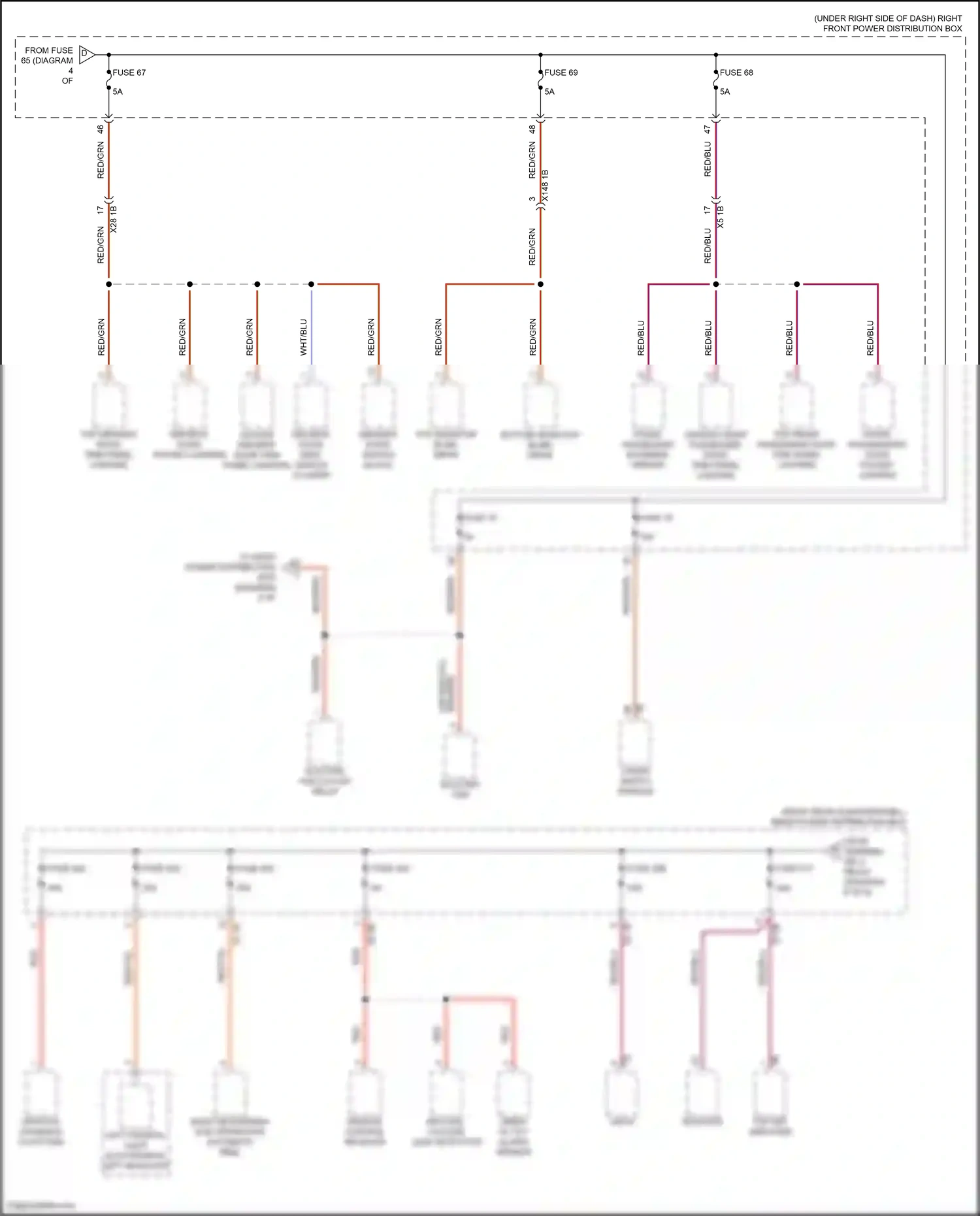 Wiring diagram vertical dynamics platform for BMW X3 M F97 (2019-2021) (4 of 4)