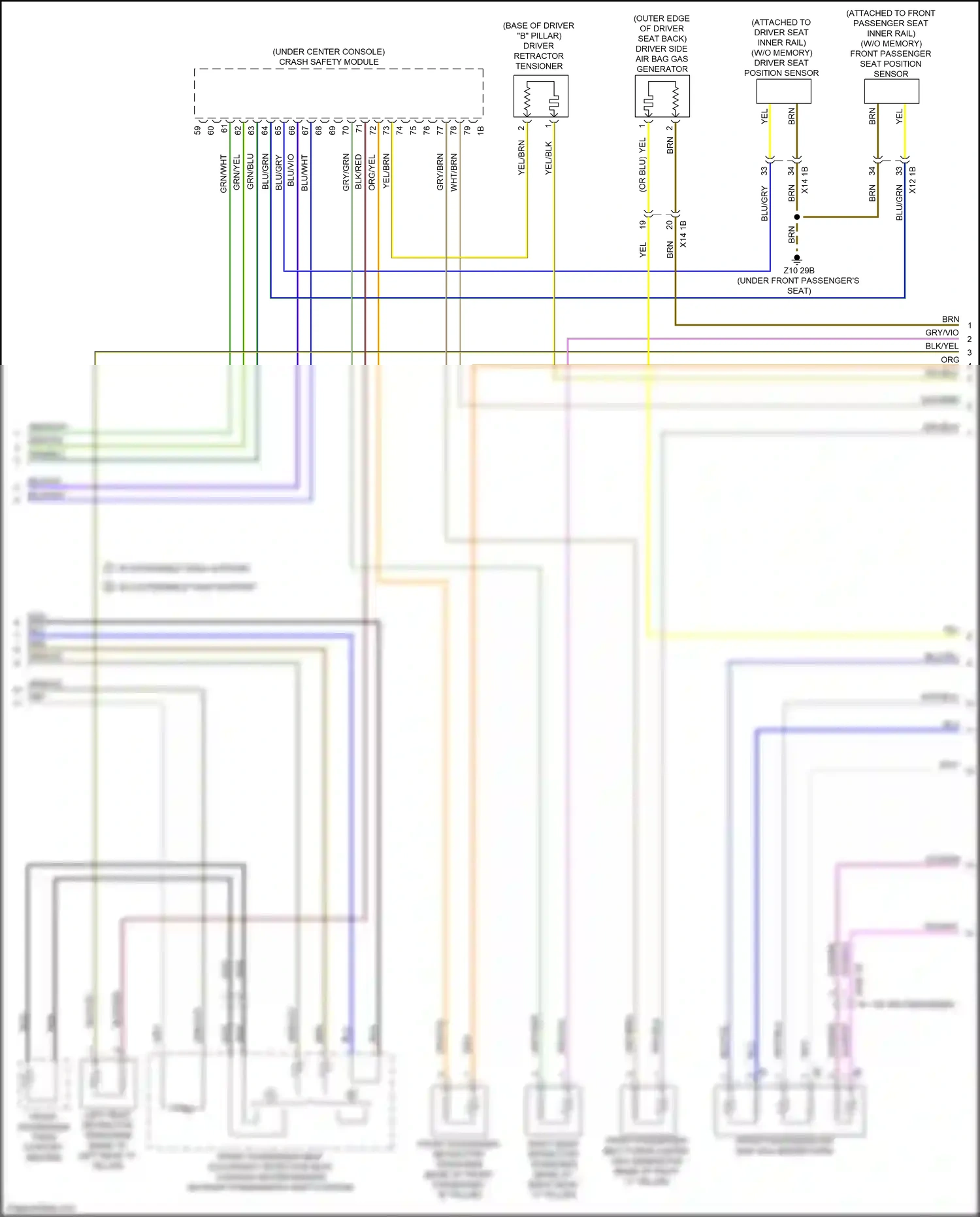 Wiring diagram vio/wht for BMW X3 M F97 (2019-2021) (1 of 6)