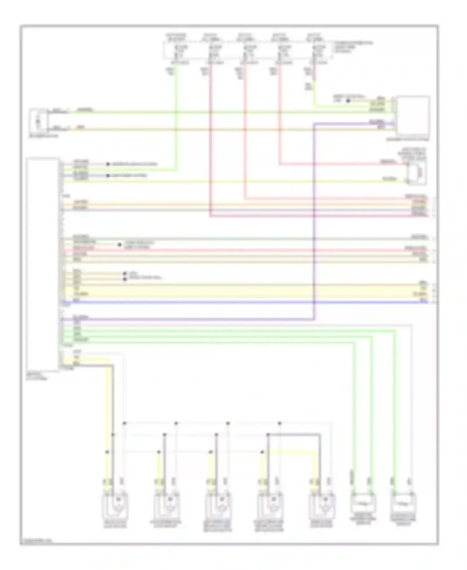 X3 BMW E83 facelift (2006-2010): Automatic a/c circuit (1 of 2)